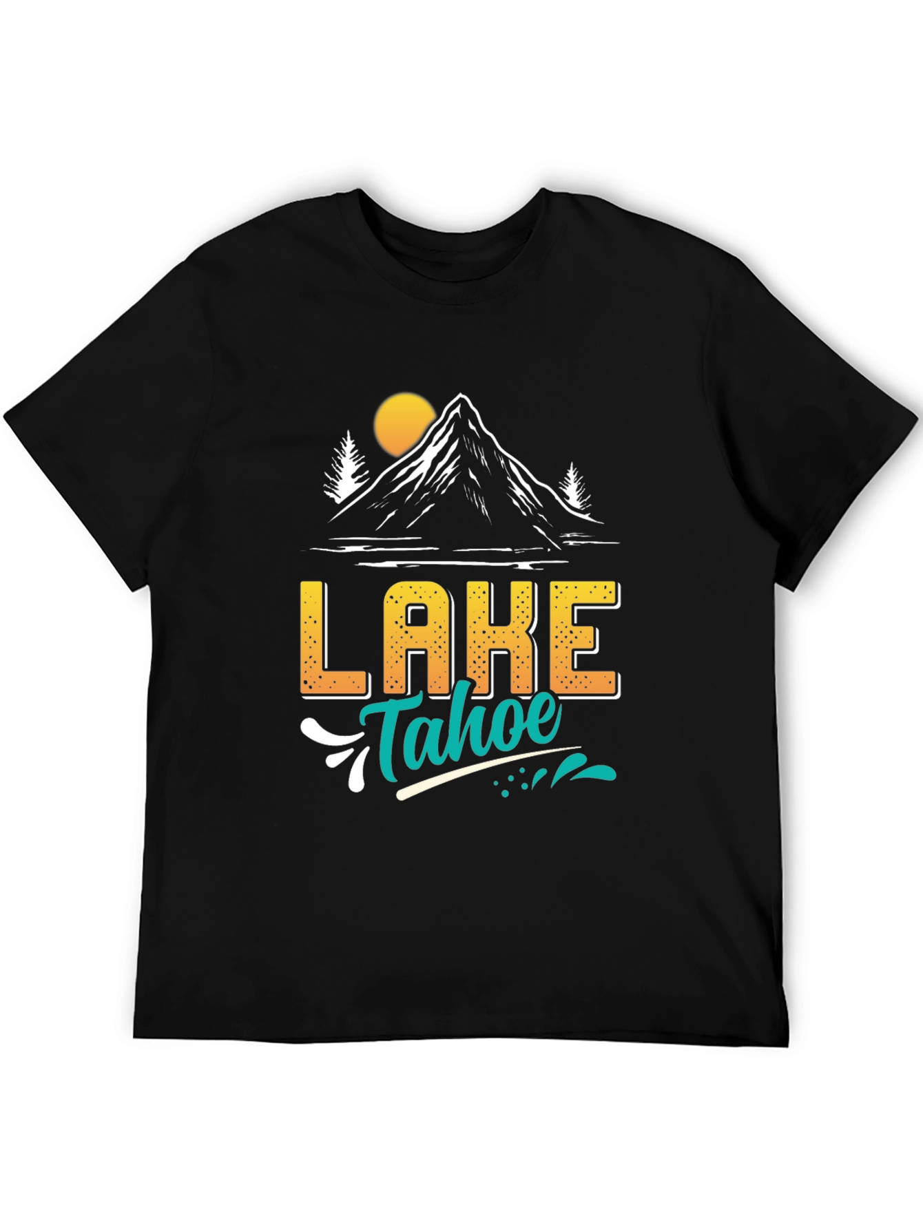 Lake Tahoe Graphic T-Shirt - Mountain Adventure Tee