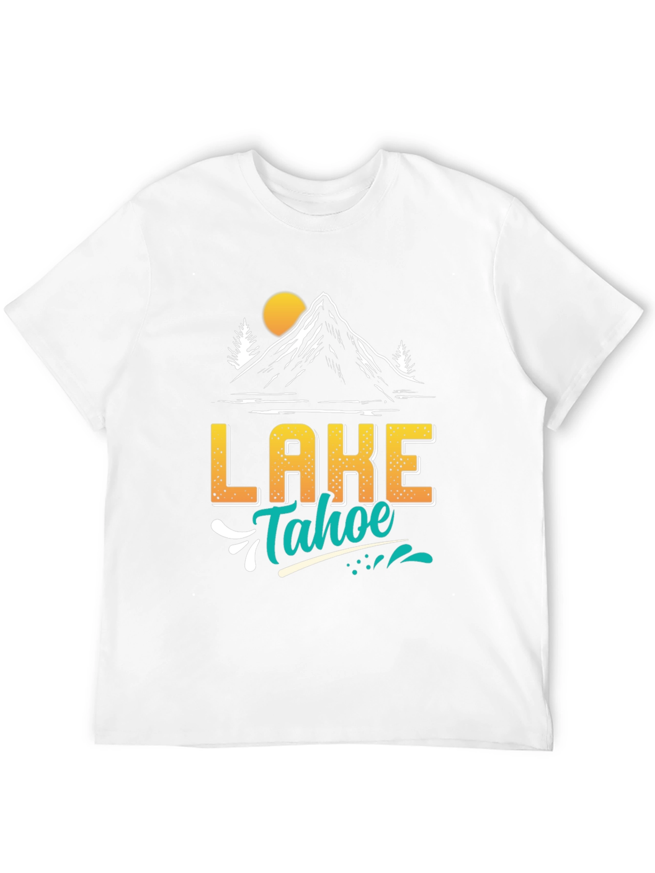 Lake Tahoe Graphic T-Shirt - Mountain Adventure Tee