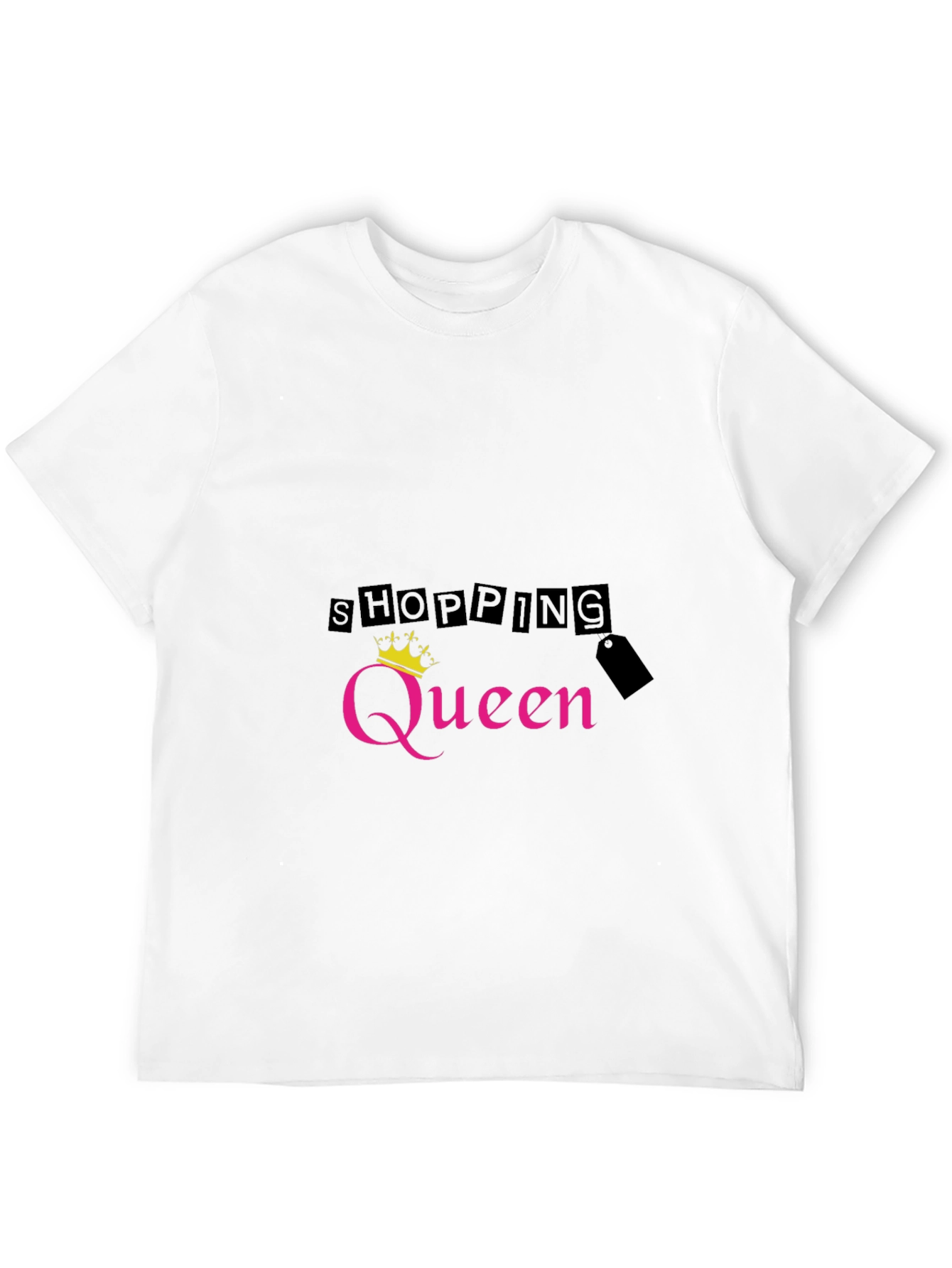 Shopping Queen Black T-Shirt