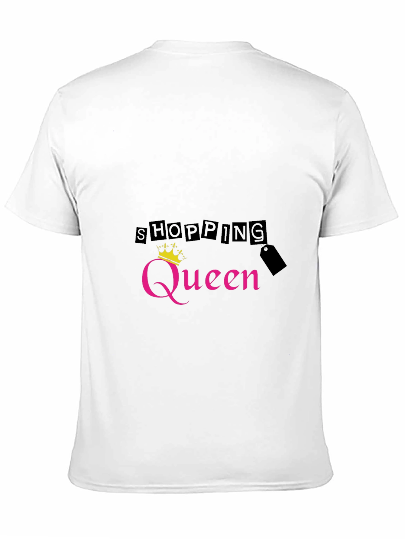 Shopping Queen Black T-Shirt