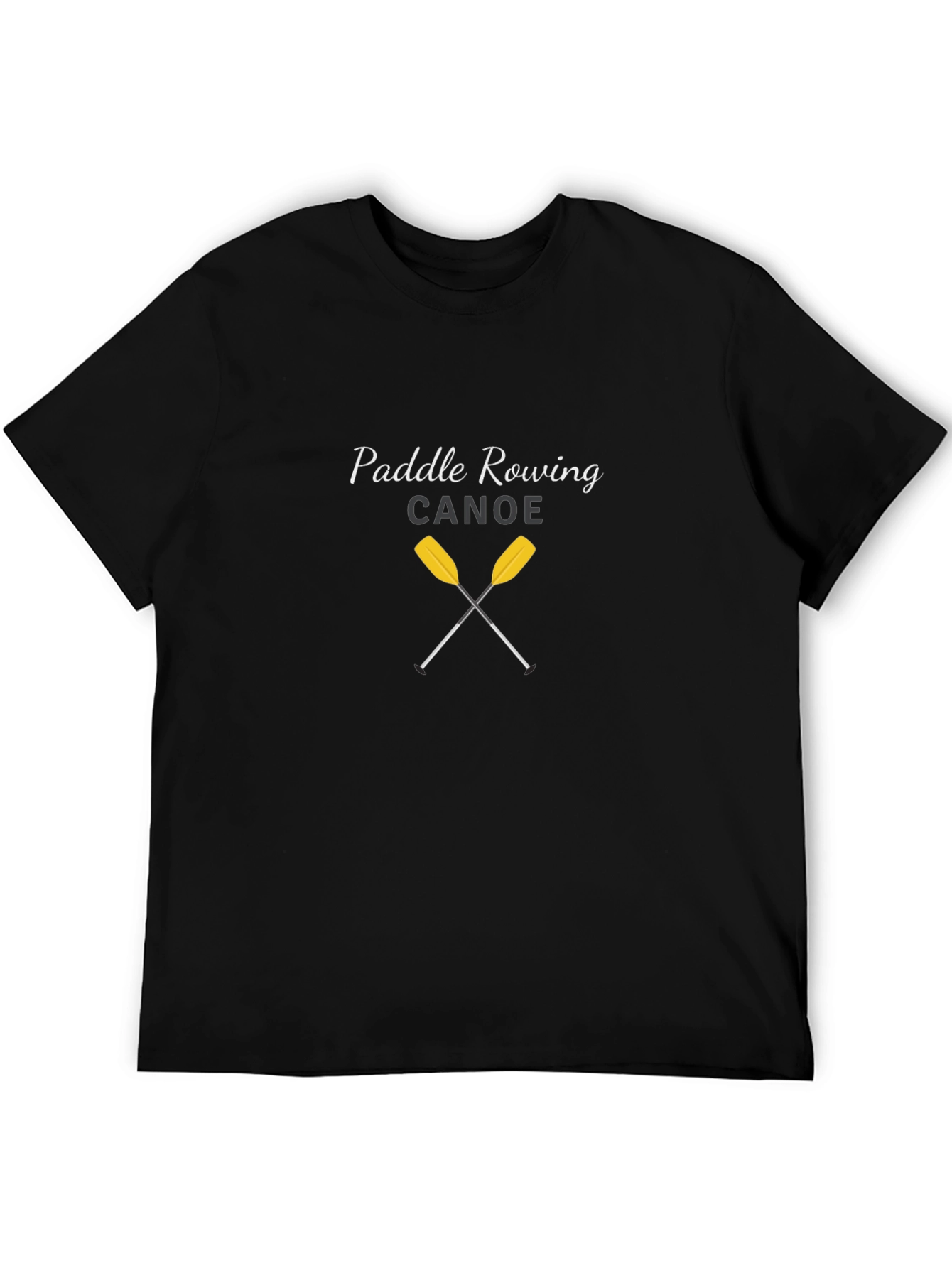 Paddle Row Canoe Graphic Tee - Outdoor Adventure