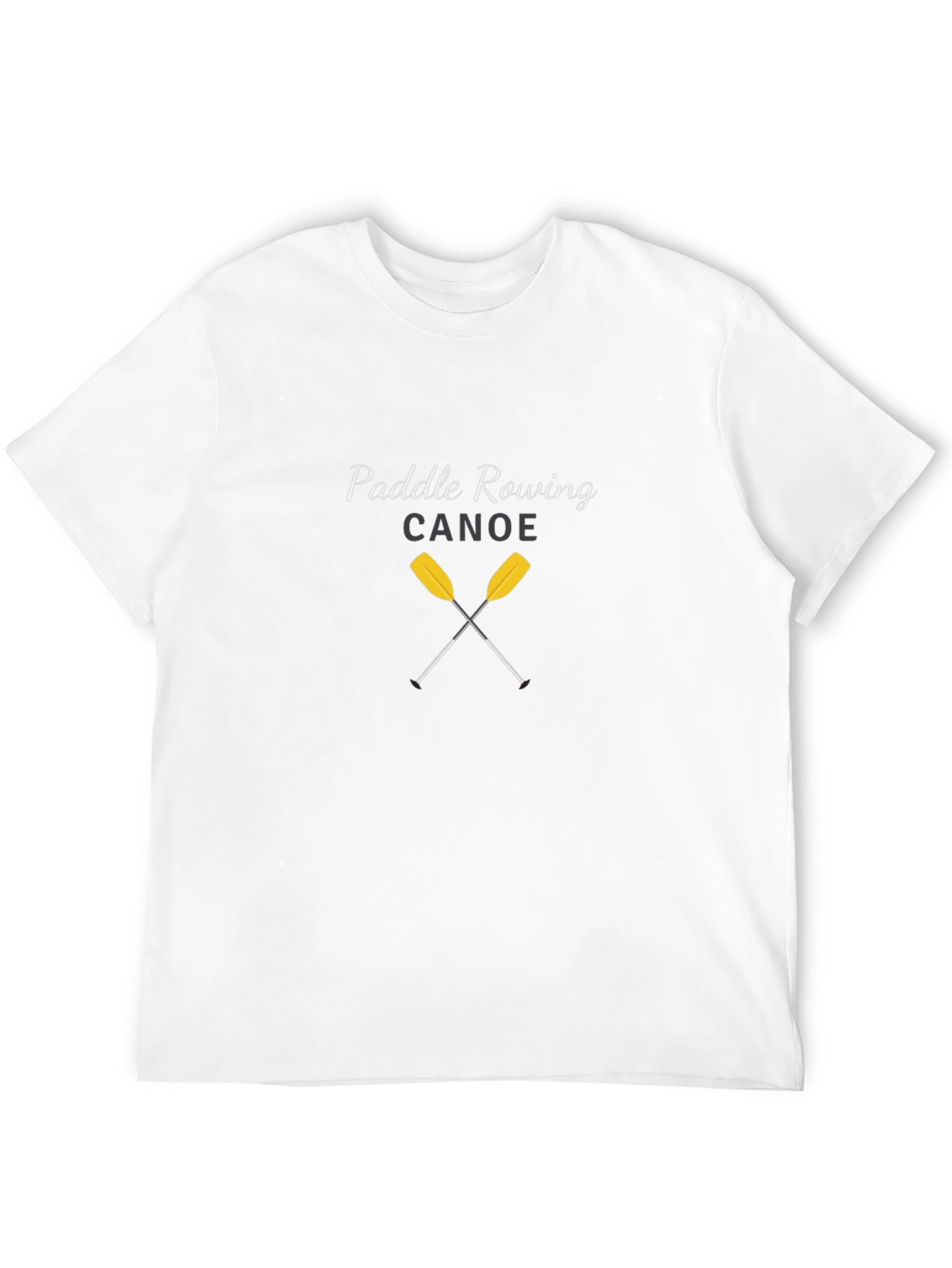 Paddle Row Canoe Graphic Tee - Outdoor Adventure