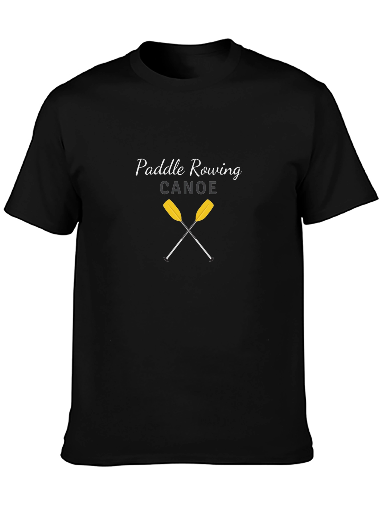 Paddle Row Canoe Graphic Tee - Outdoor Adventure