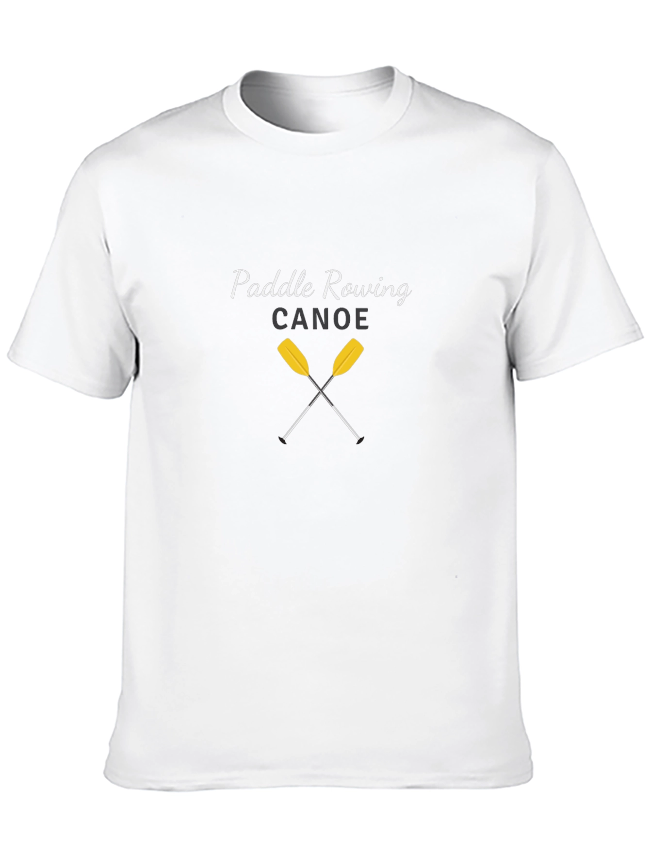 Paddle Row Canoe Graphic Tee - Outdoor Adventure