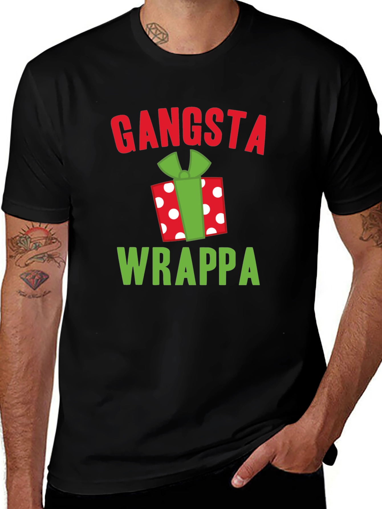 Gangsta Wrappa Christmas T-Shirt
