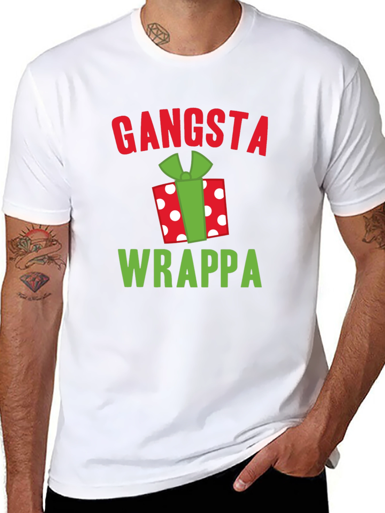 Gangsta Wrappa Christmas T-Shirt
