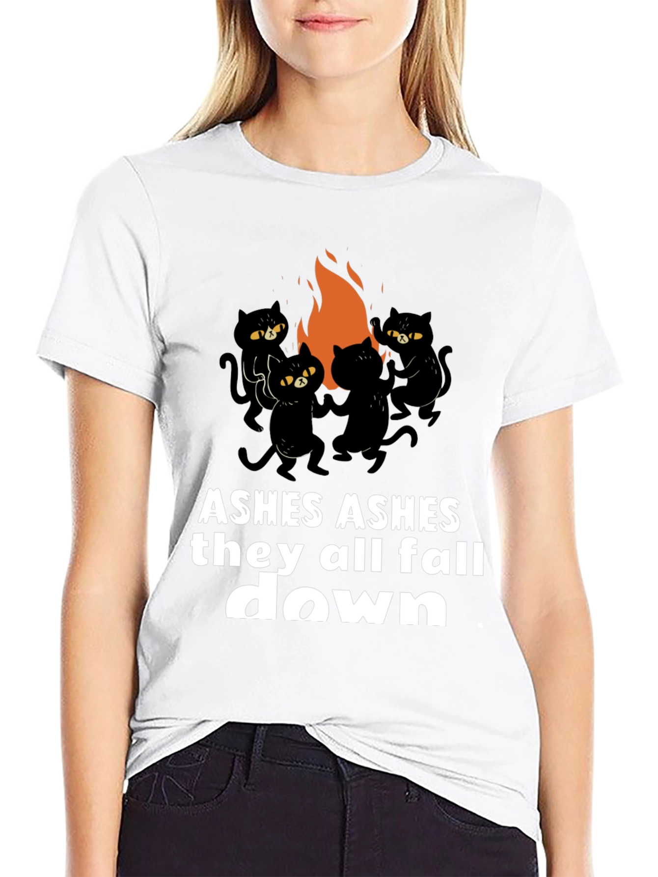 Ashes Black Cat T-Shirt