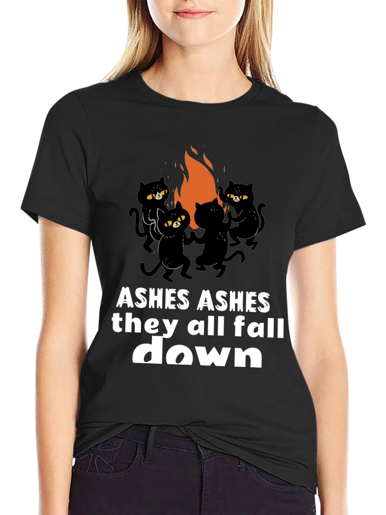 Ashes Black Cat T-Shirt