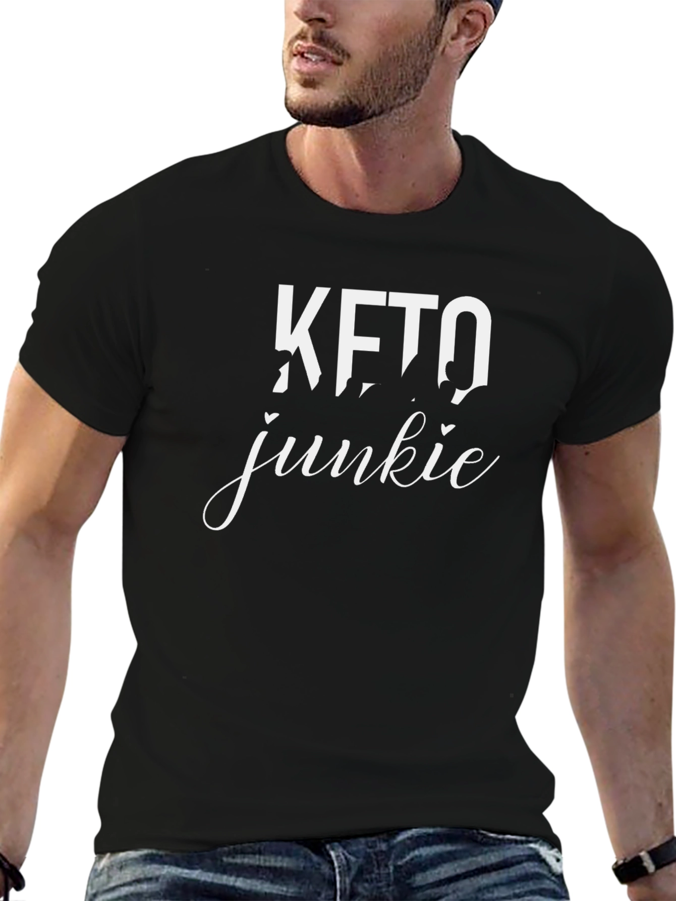 Keto Junkie T-Shirt - Trendy Graphic Tee