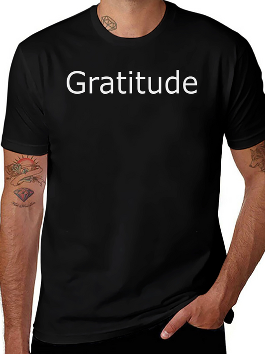 Gratitude Black T-Shirt