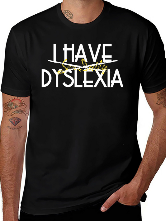 Dyslexia Awareness Graphic T-Shirt