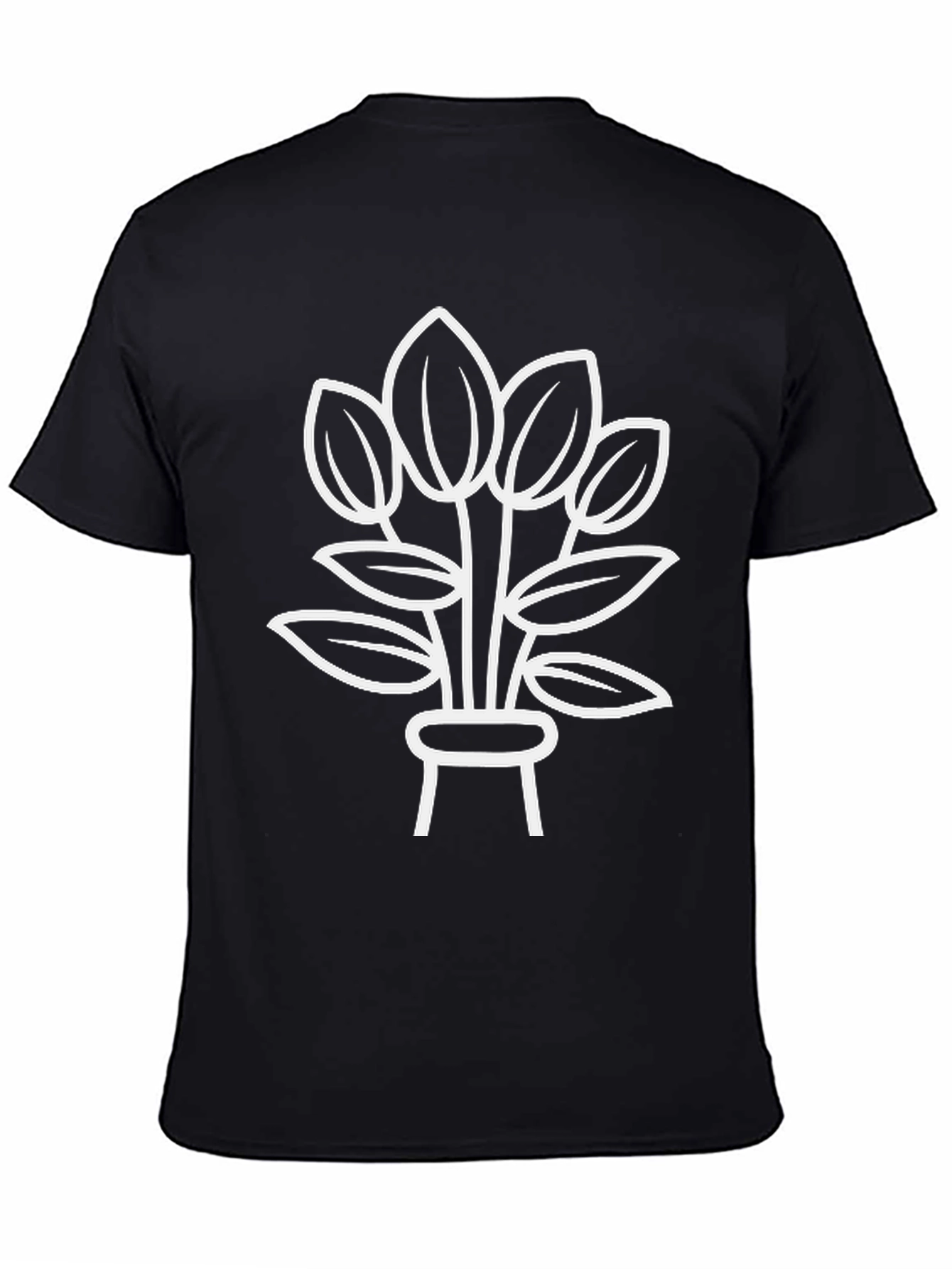 Minimalist Plant Graphic Tee