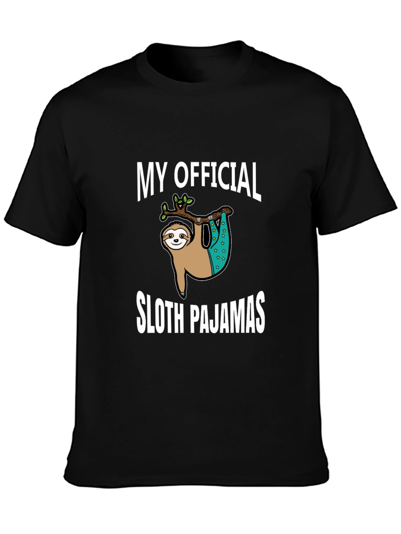 Funny Sloth Pajamas T-Shirt