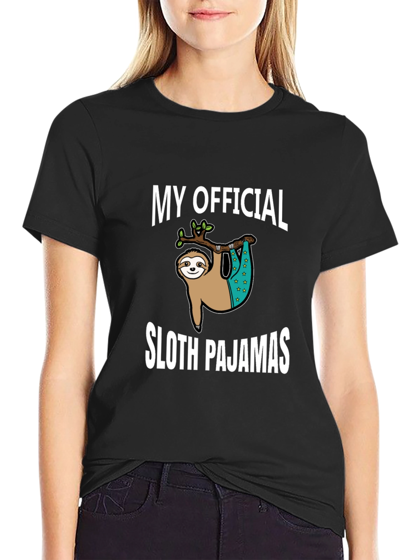 Funny Sloth Pajamas T-Shirt