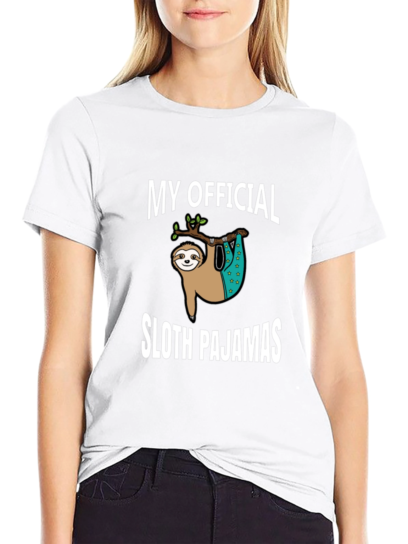 Funny Sloth Pajamas T-Shirt