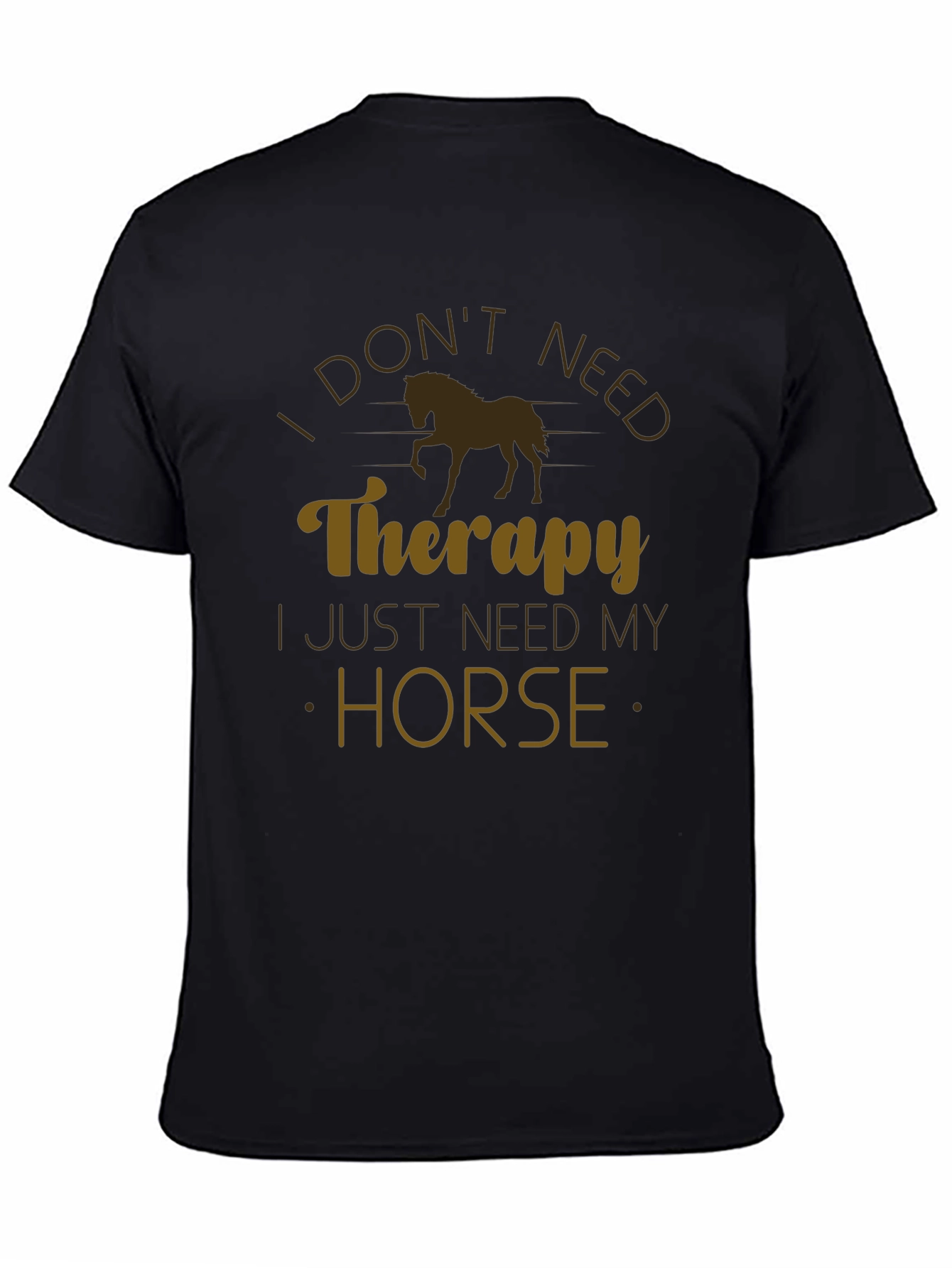 Horse Therapy T-Shirt - Novelty Graphic Tee