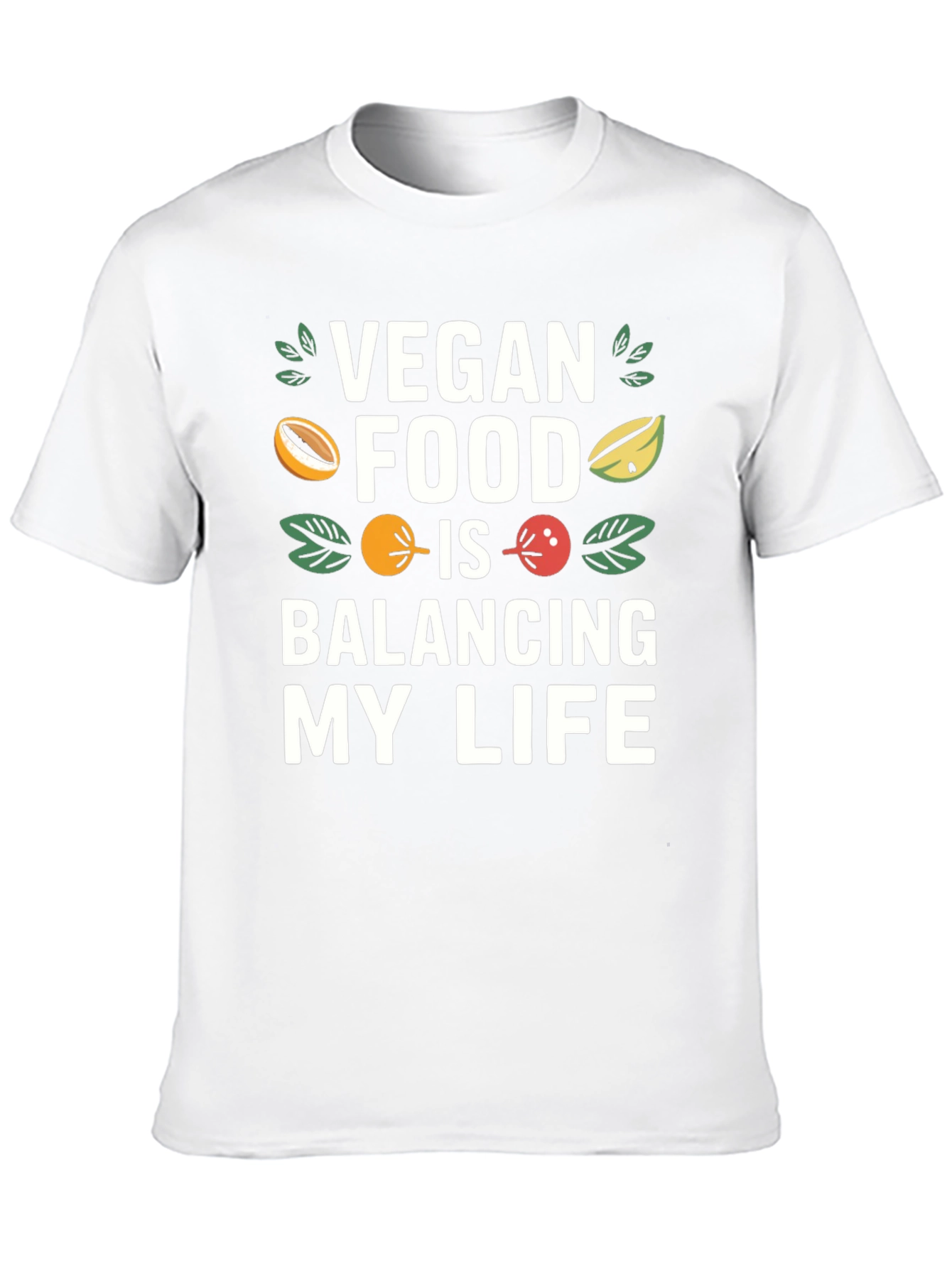 Vegan Food Balancing My Life T-Shirt