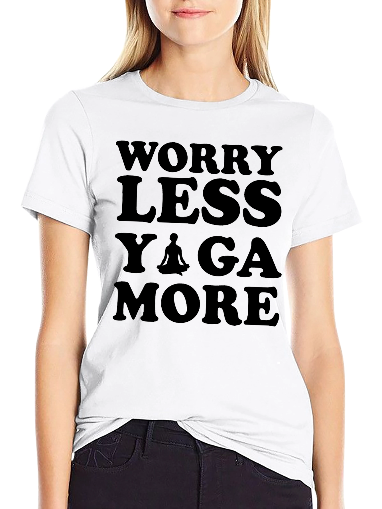 Worry Less Yoga More Graphic T-Shirt