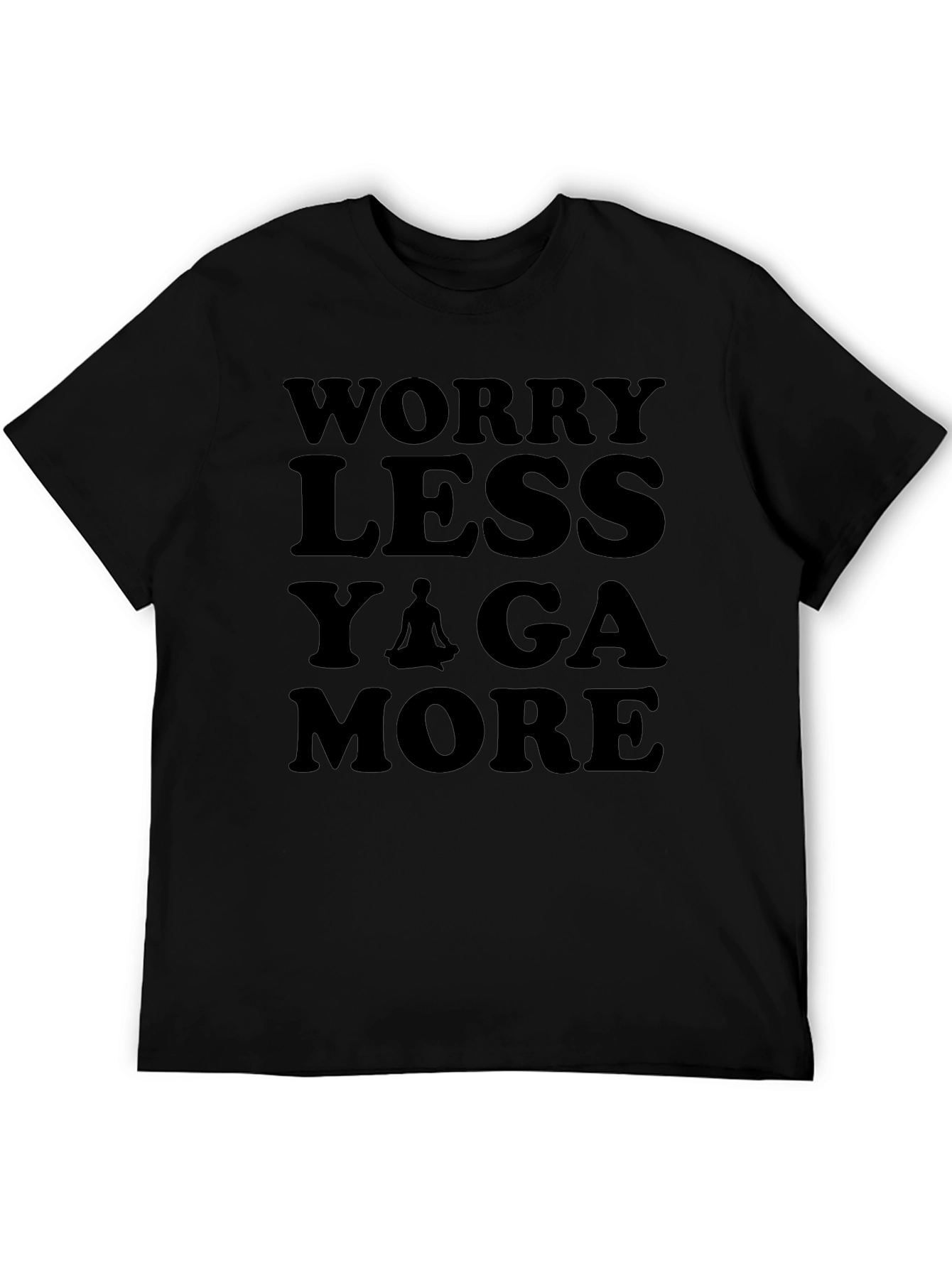 Worry Less Yoga More Graphic T-Shirt