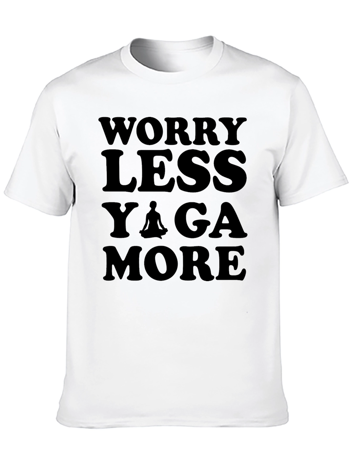 Worry Less Yoga More Graphic T-Shirt