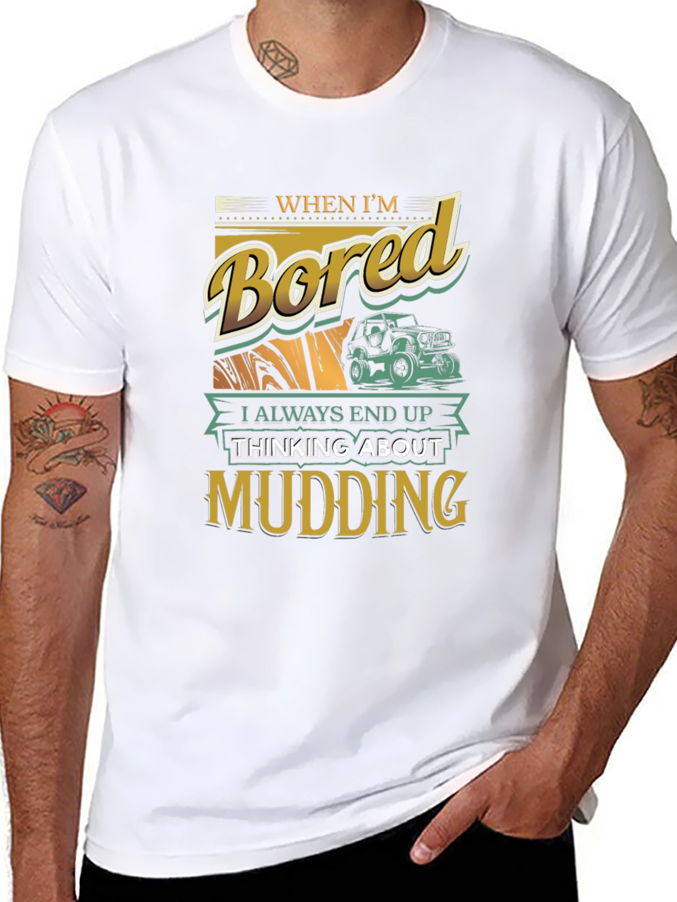 When Im Bored Mudding T-Shirt