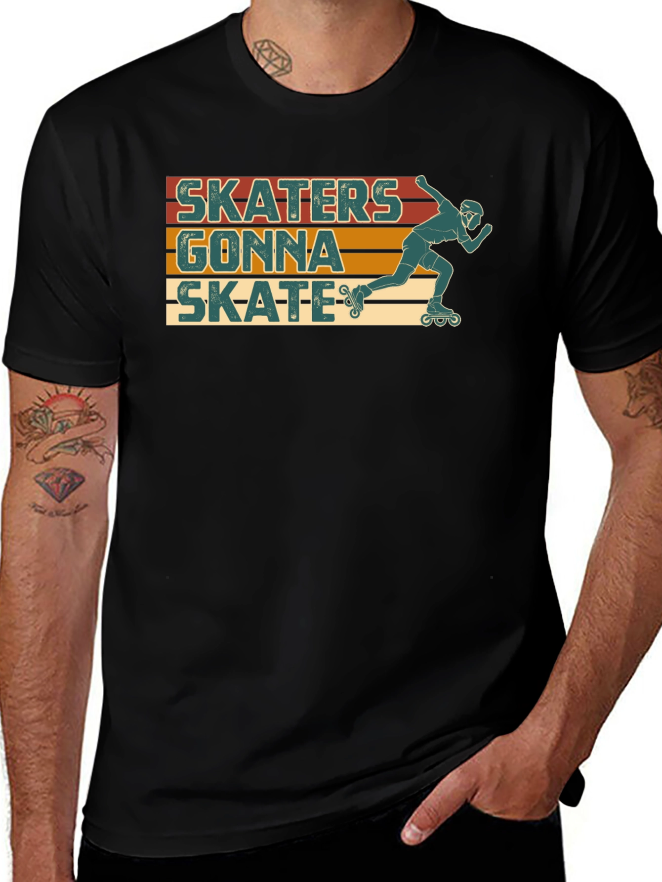 Skaters Gonna Skate Graphic T-Shirt