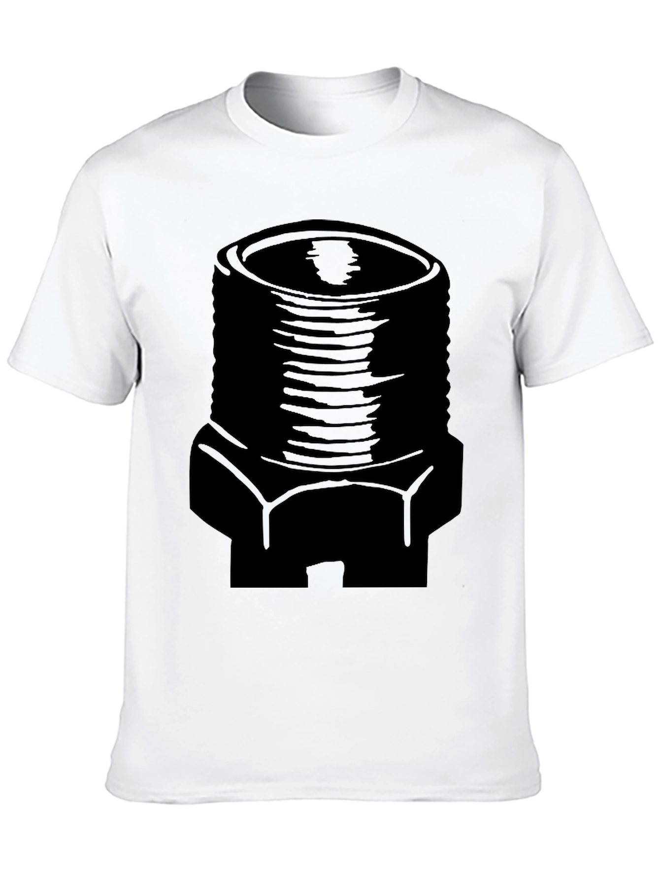 Black Plumber Fitting Graphic Tee