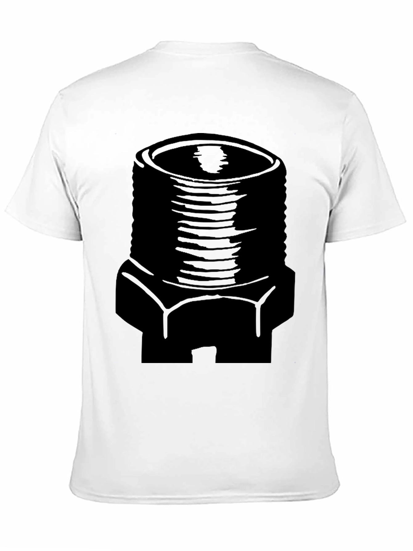 Black Plumber Fitting Graphic Tee