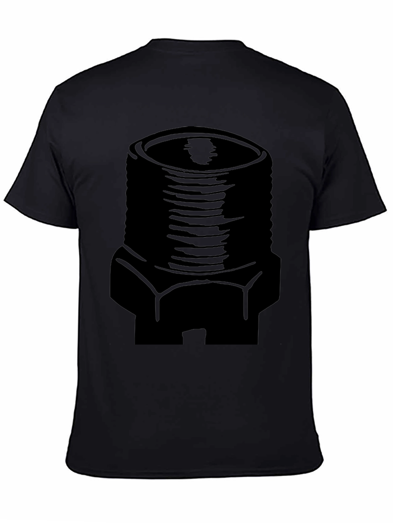 Black Plumber Fitting Graphic Tee
