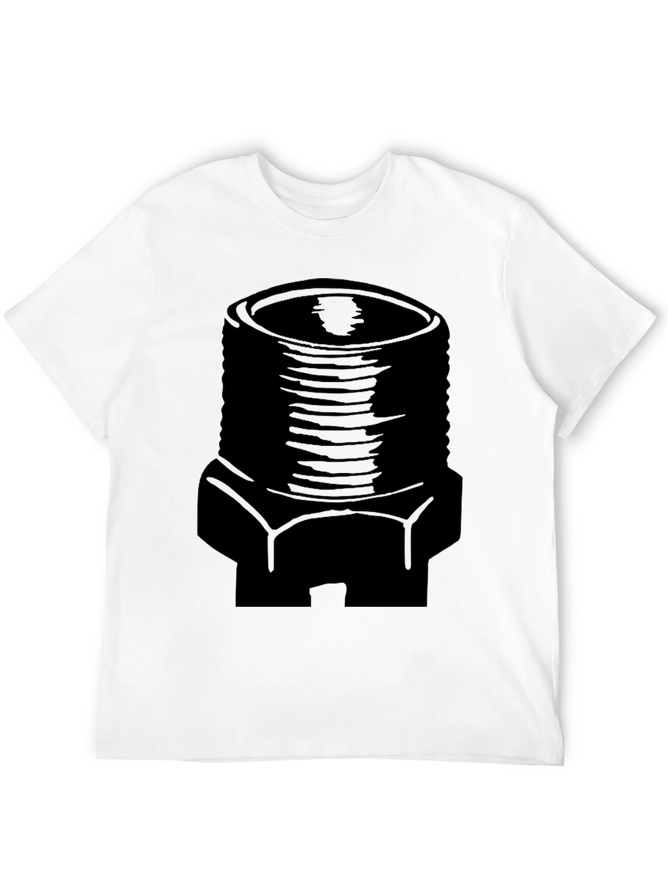 Black Plumber Fitting Graphic Tee