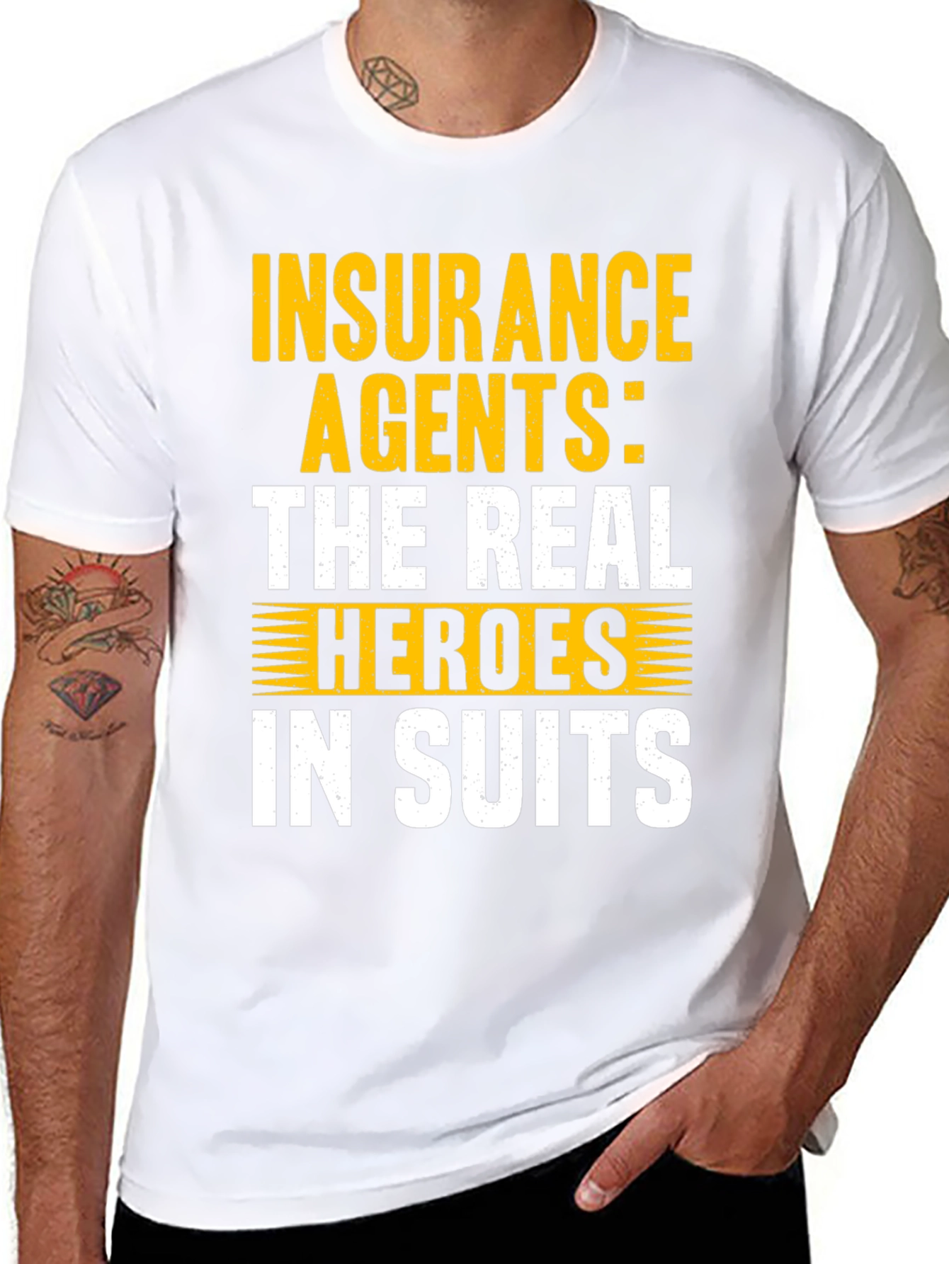 Insurance Agent Hero Graphic Tee