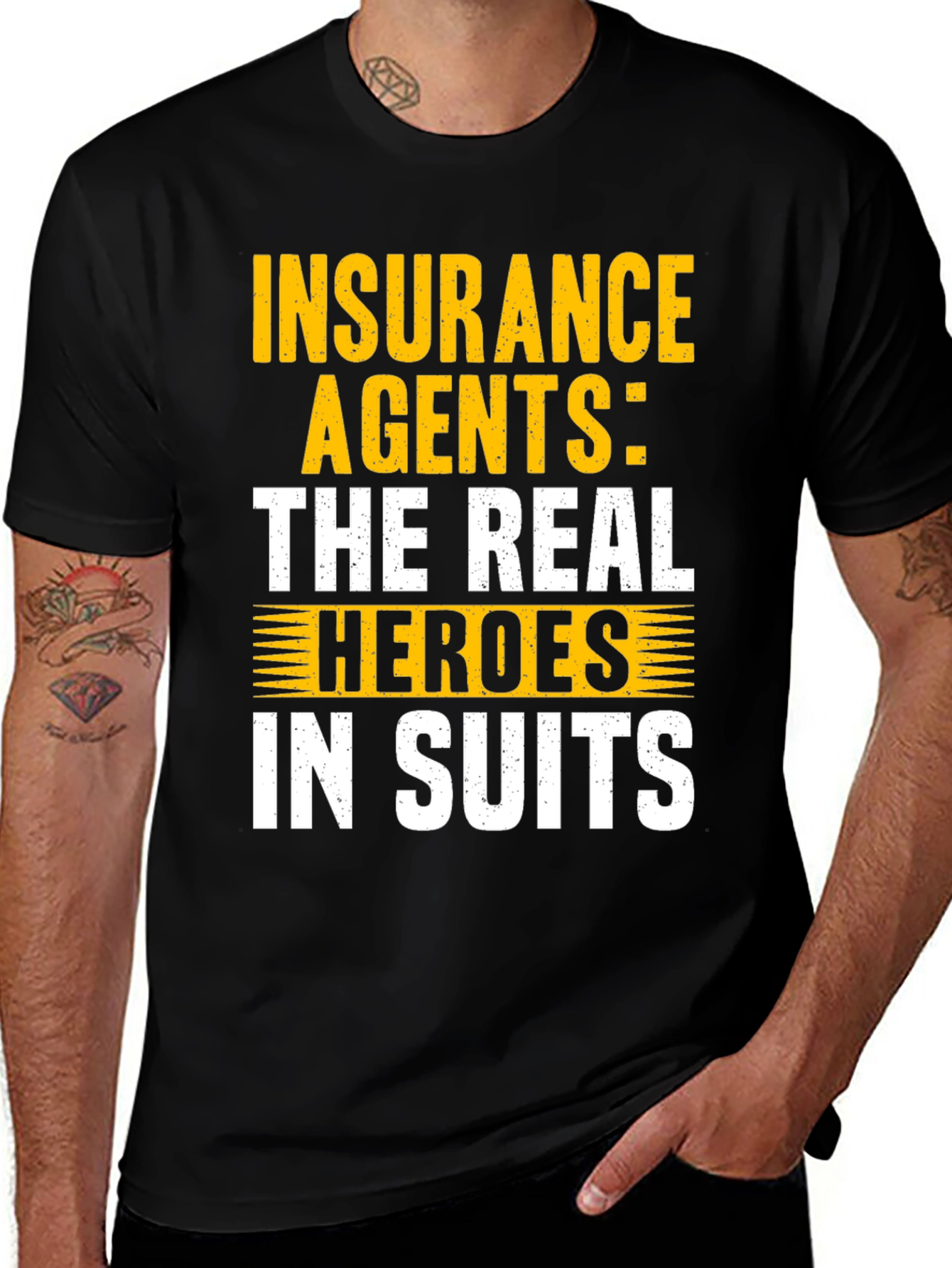 Insurance Agent Hero Graphic Tee