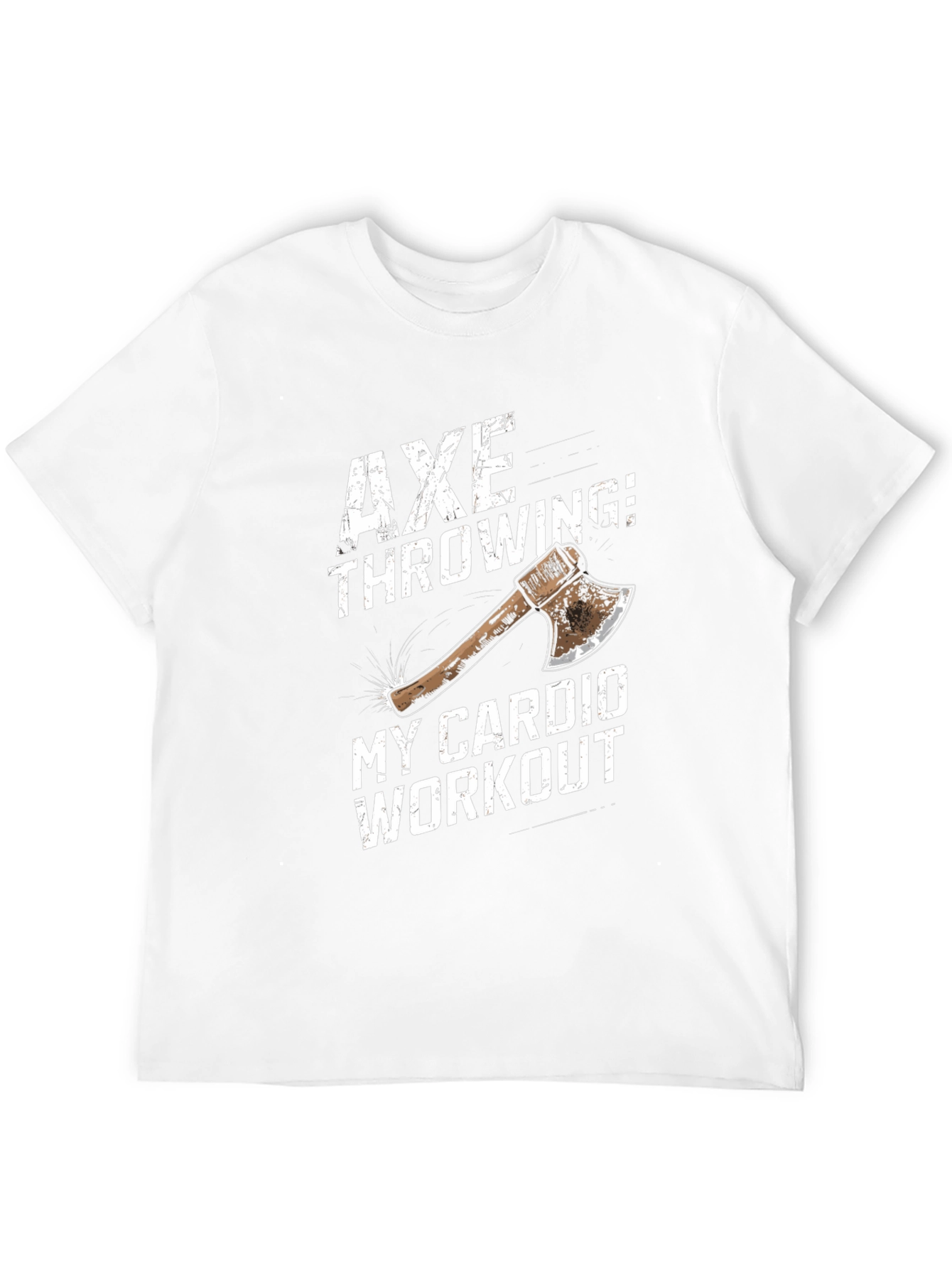 Axe Throwing Cardio Workout T-Shirt