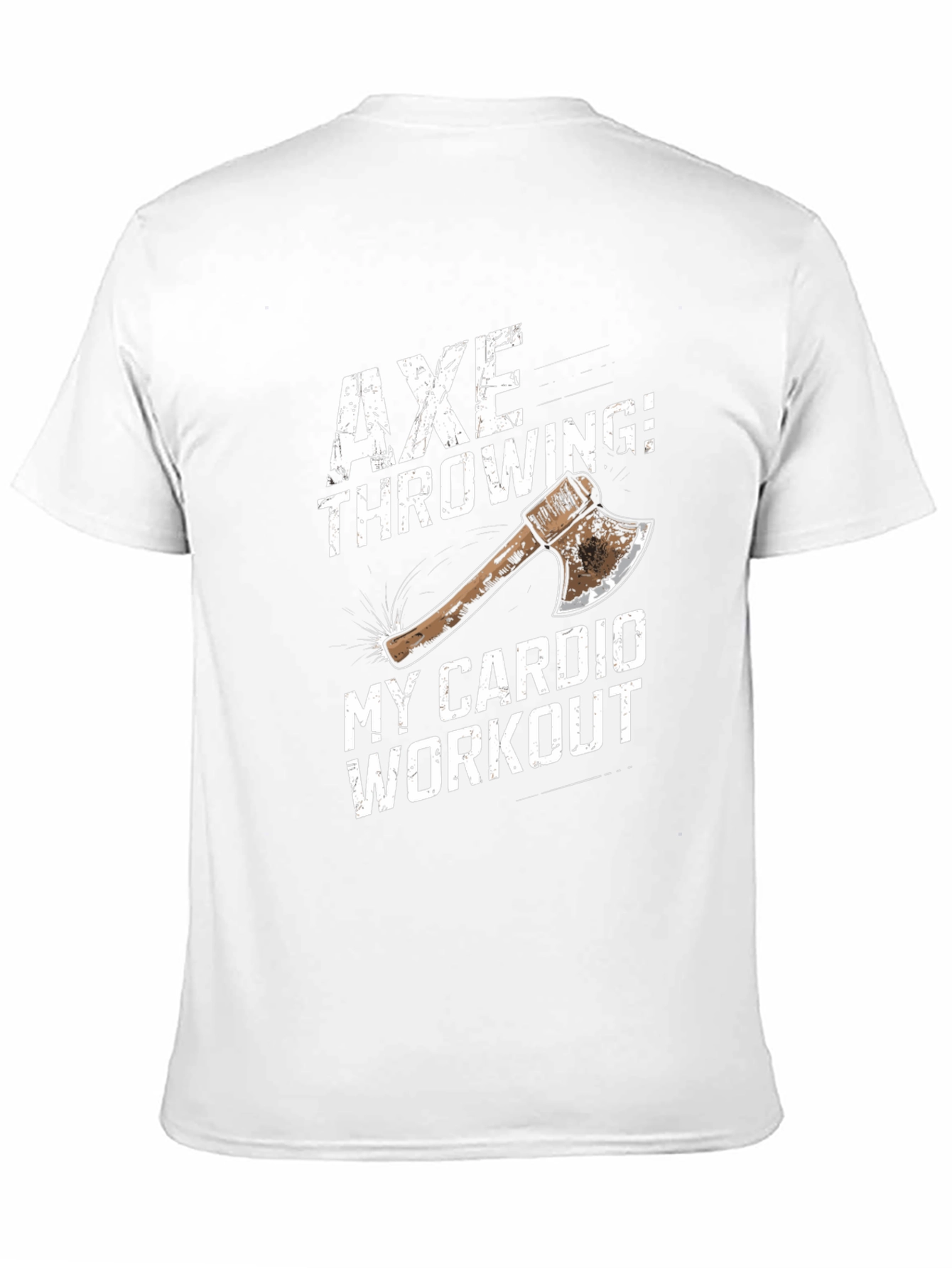Axe Throwing Cardio Workout T-Shirt