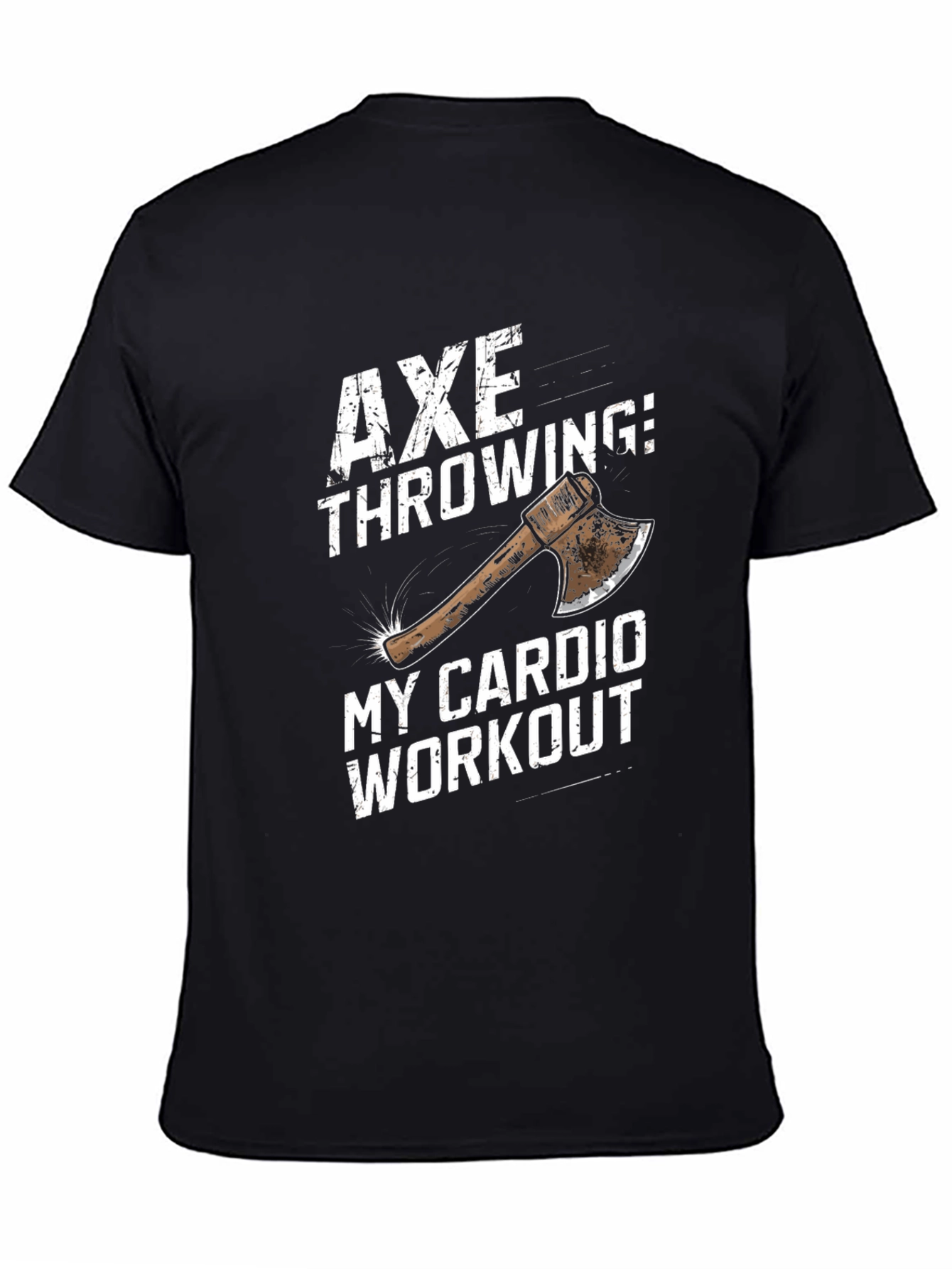 Axe Throwing Cardio Workout T-Shirt