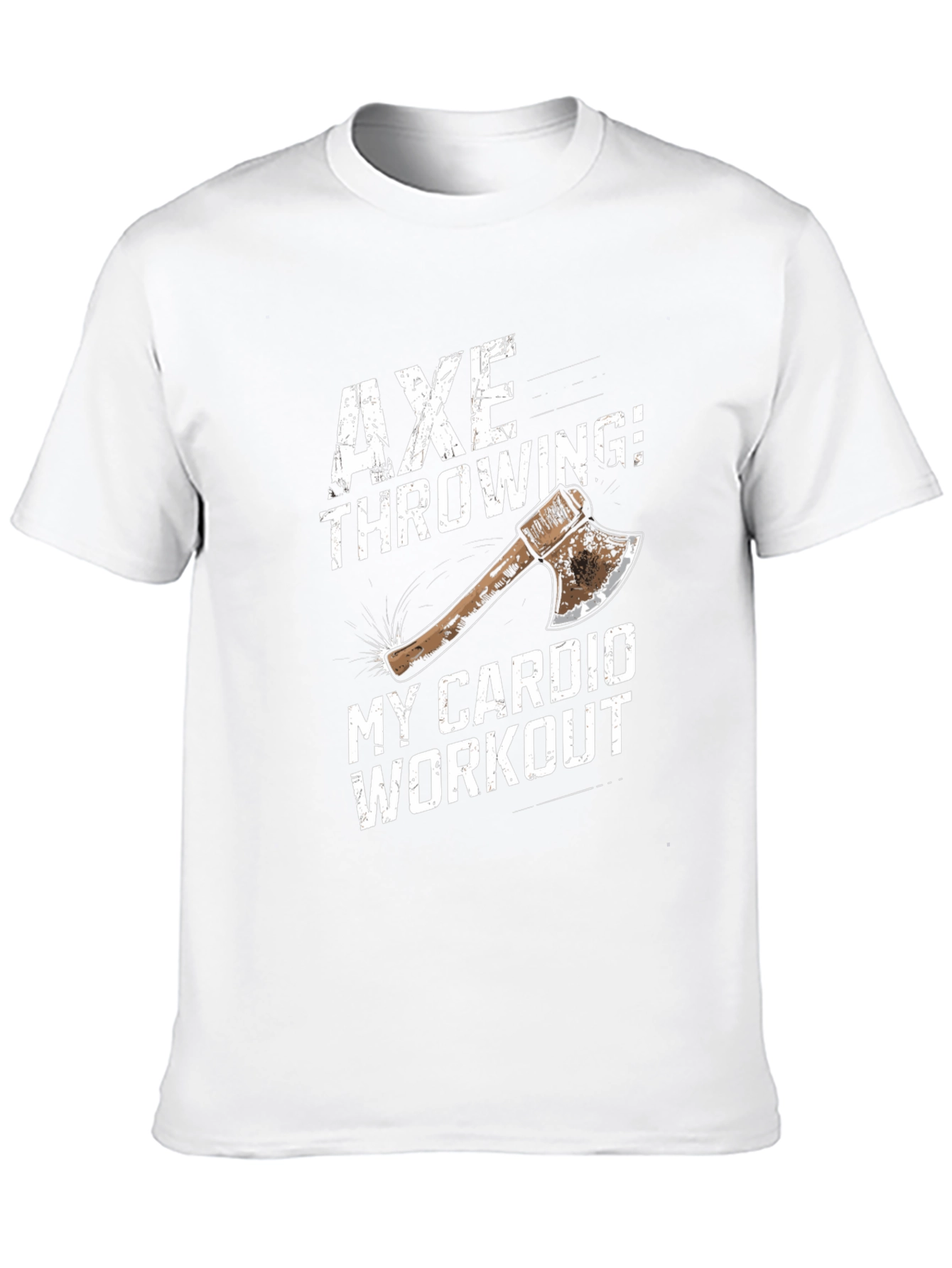 Axe Throwing Cardio Workout T-Shirt