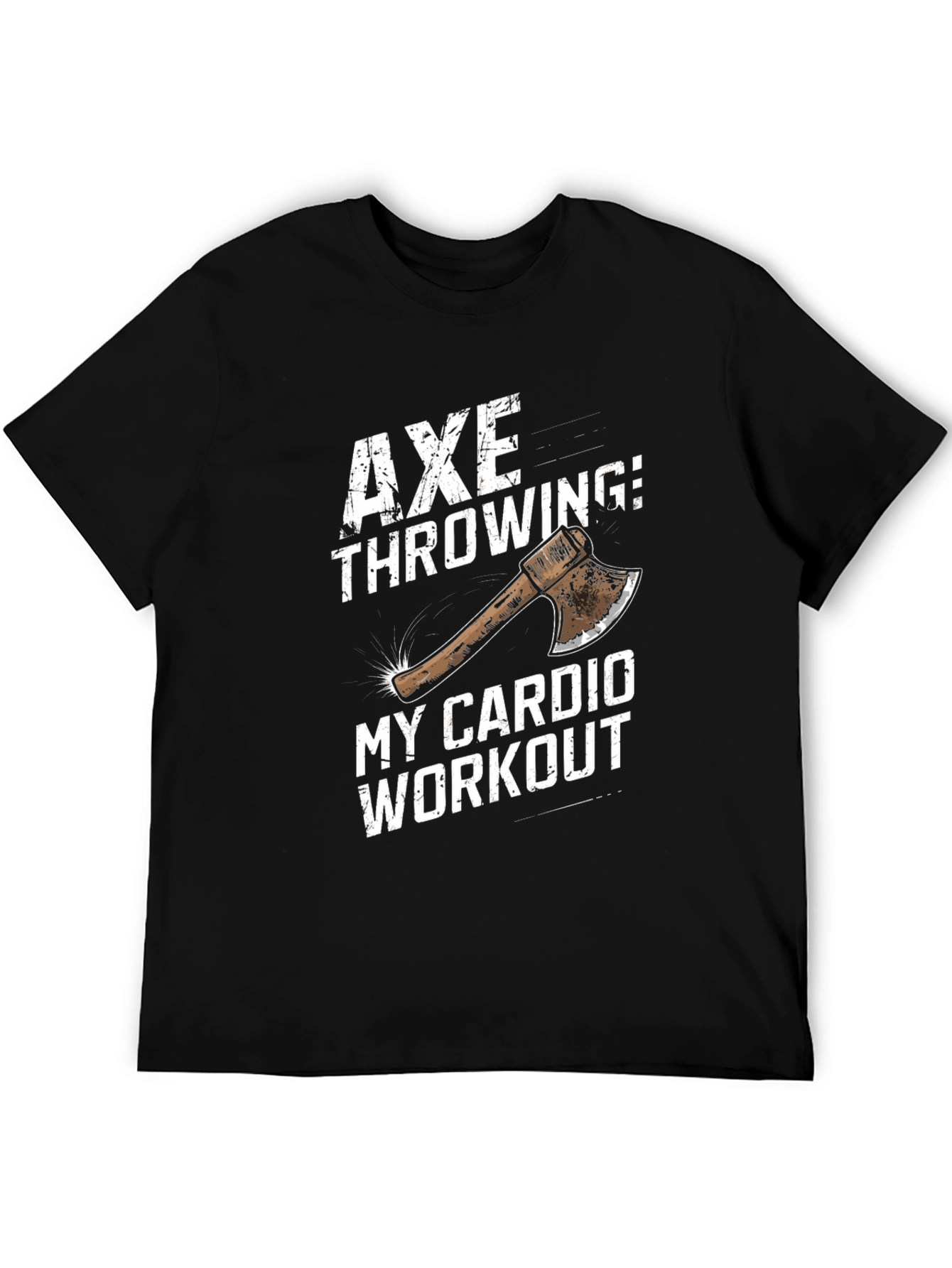 Axe Throwing Cardio Workout T-Shirt
