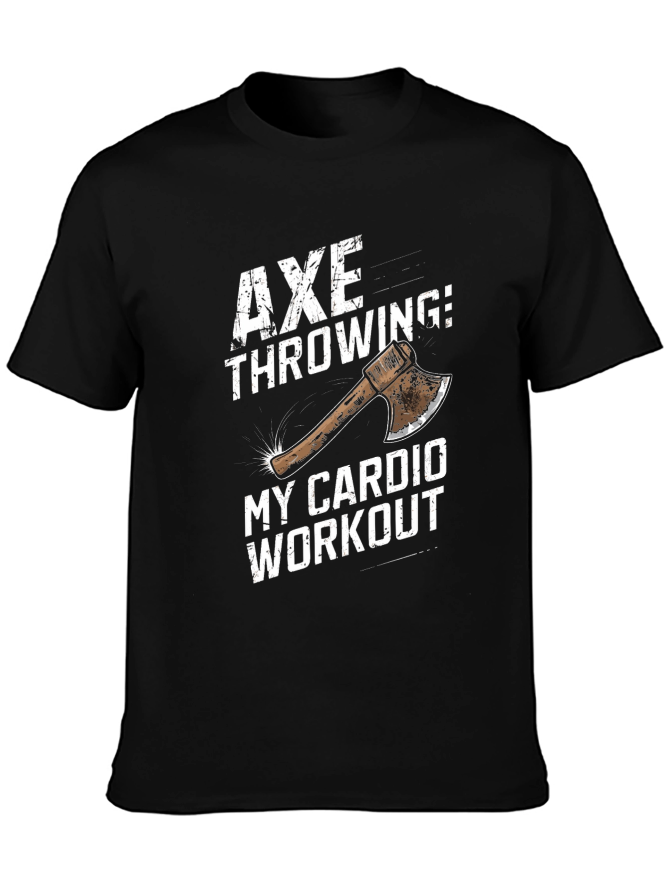 Axe Throwing Cardio Workout T-Shirt