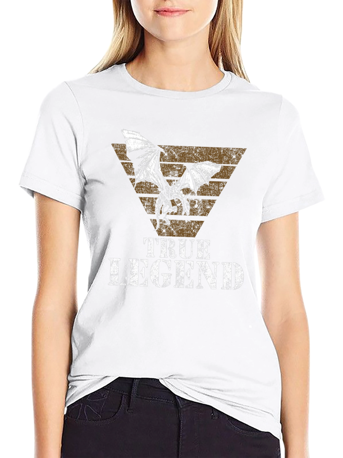 True Legend Dragon T-Shirt - Mens Black Graphic Tee