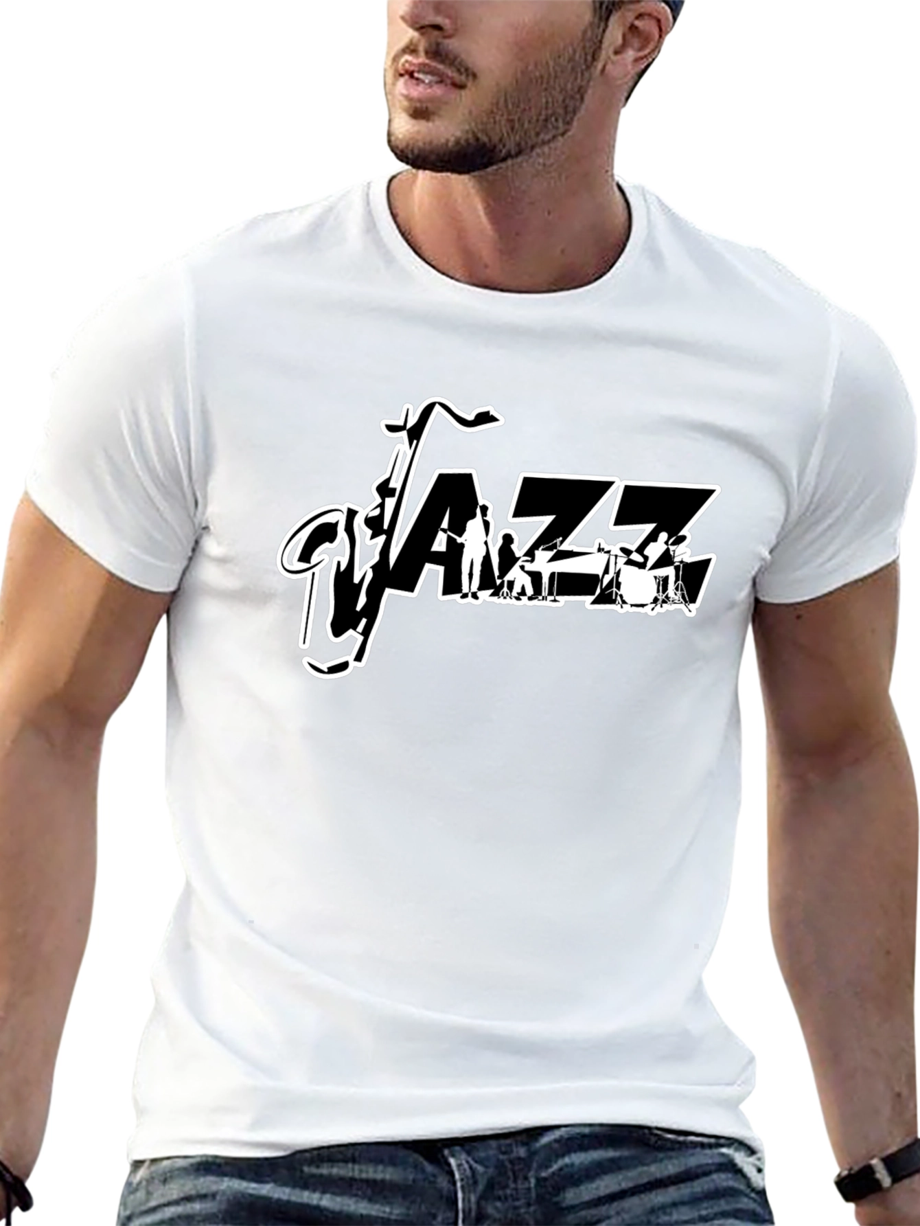 Jazz Band Graphic Tee - Cool Music Lover Shirt