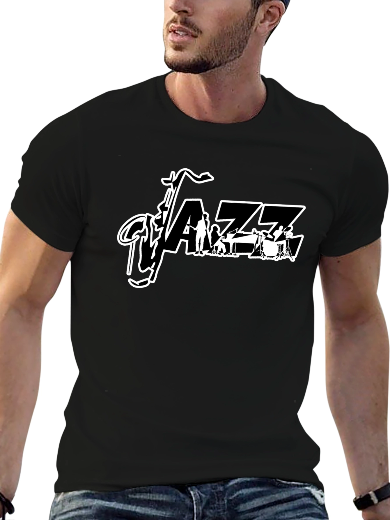 Jazz Band Graphic Tee - Cool Music Lover Shirt