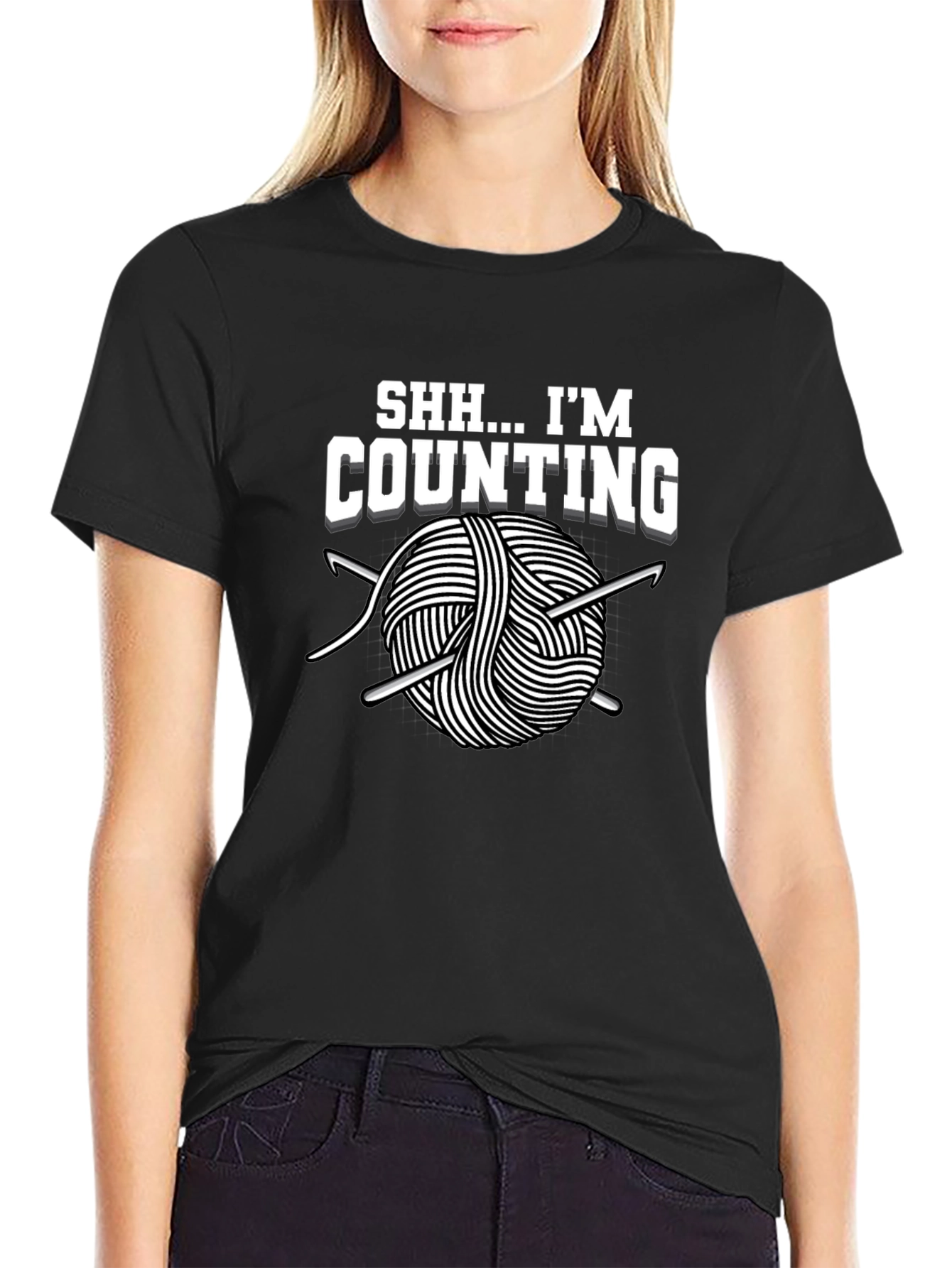 Shh... Im Counting T-Shirt - Crochet Lover Tee