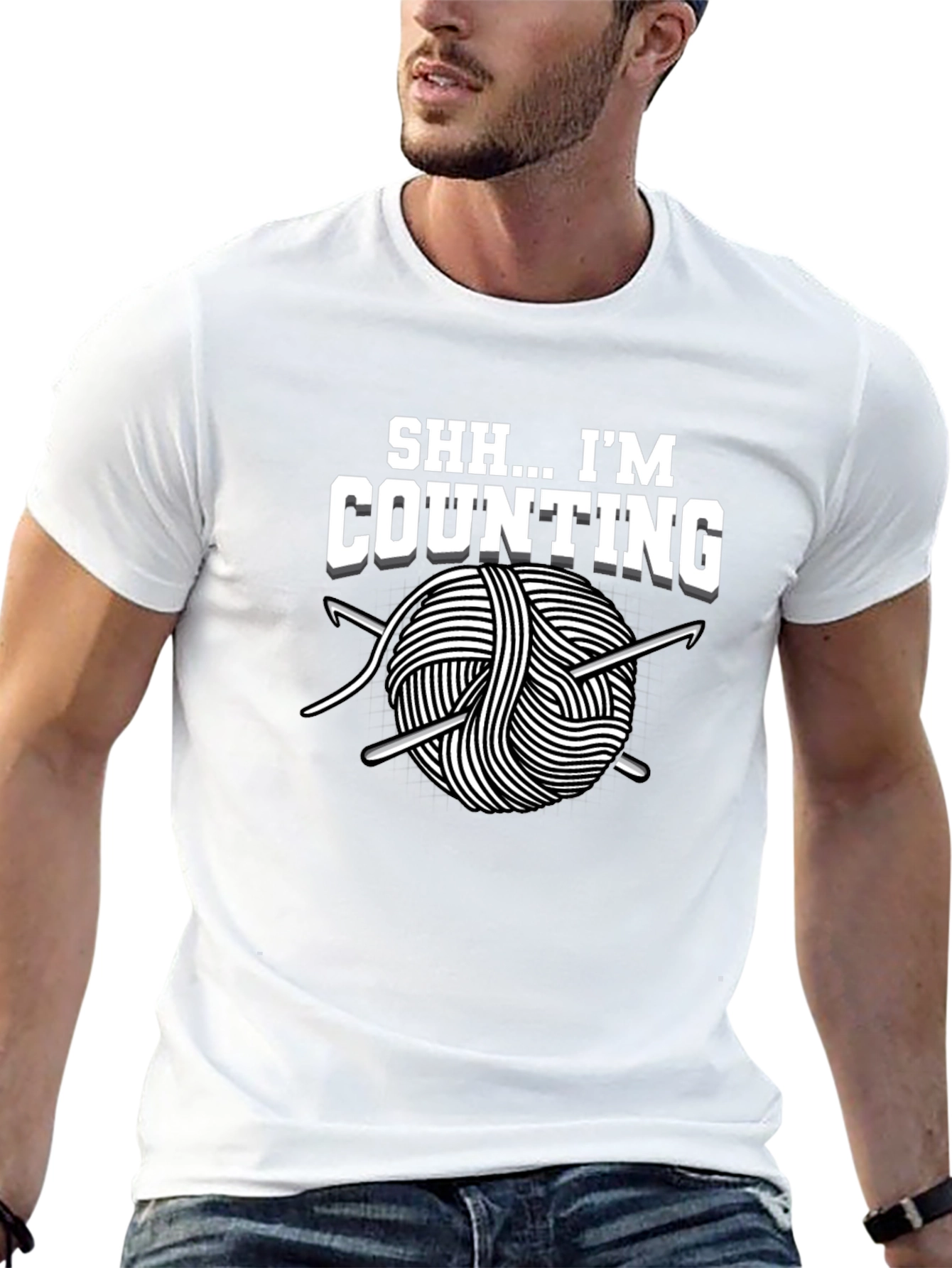 Shh... Im Counting T-Shirt - Crochet Lover Tee