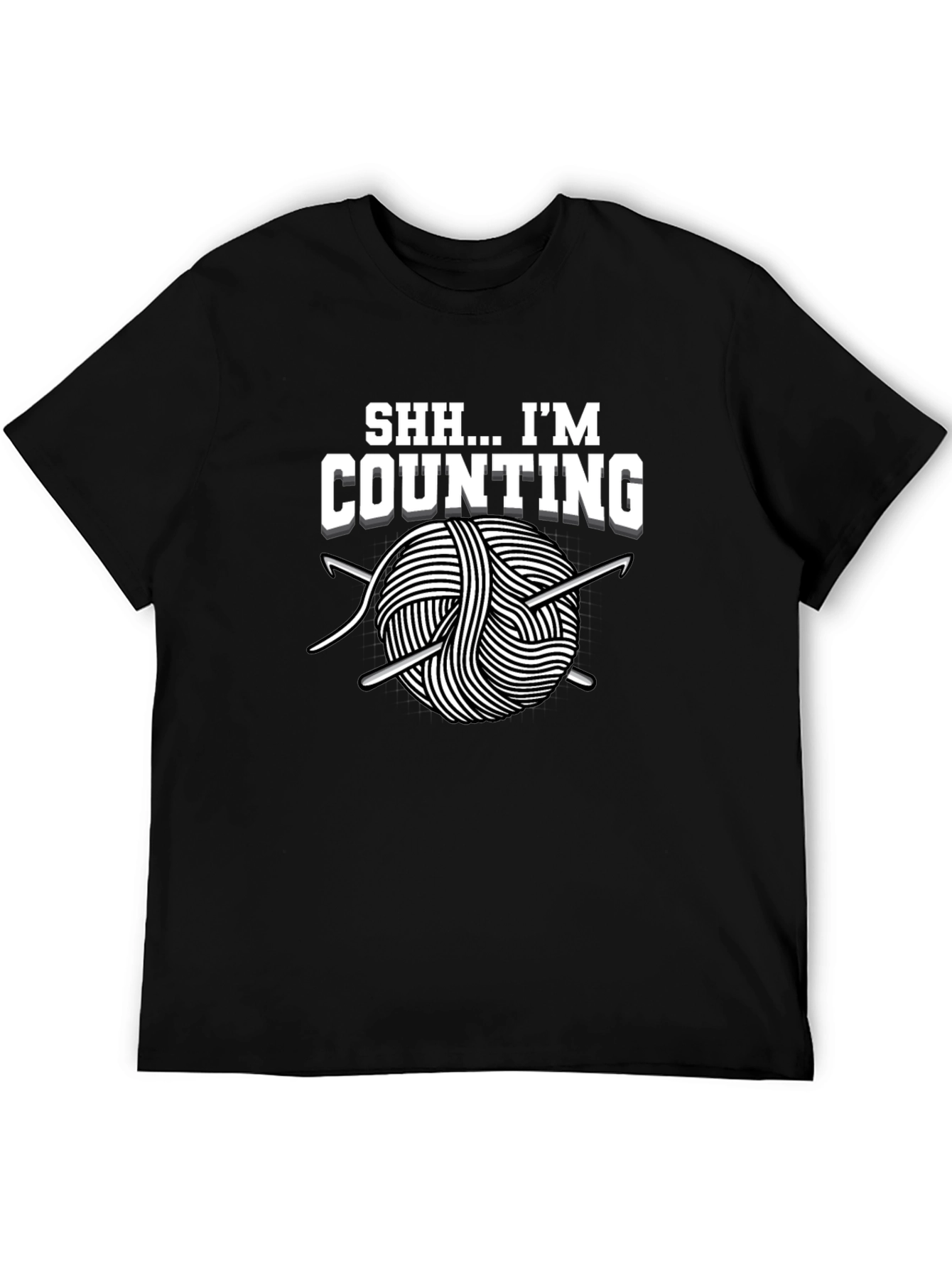 Shh... Im Counting T-Shirt - Crochet Lover Tee