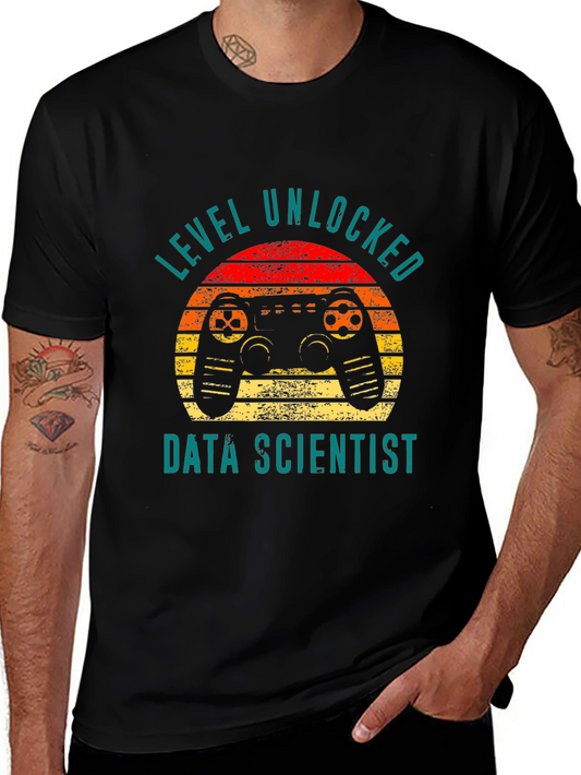 Level Unlocked Data Scientist T-Shirt