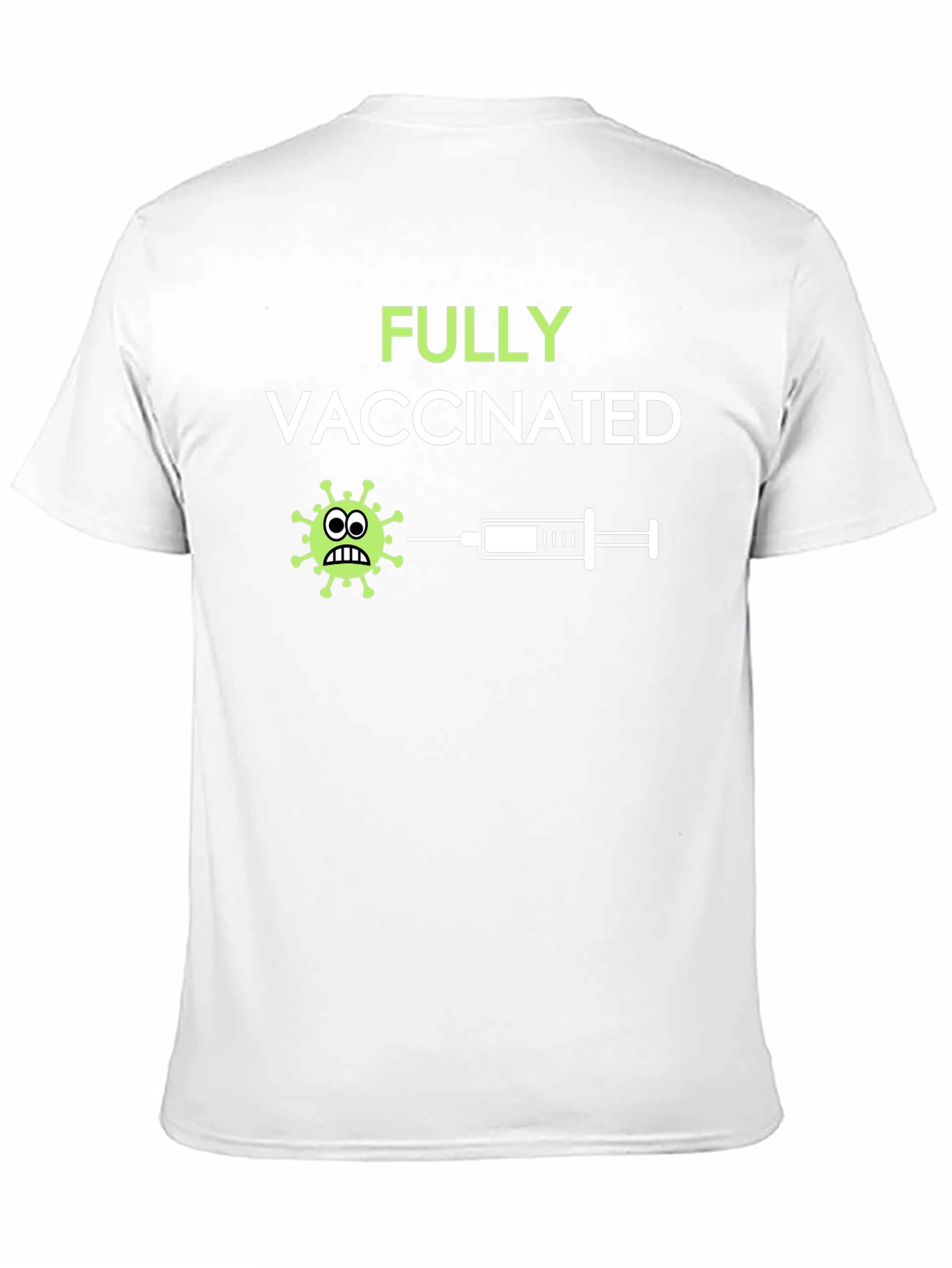 Fully Vaccinated Graphic Tee - Black Cotton T-Shirt