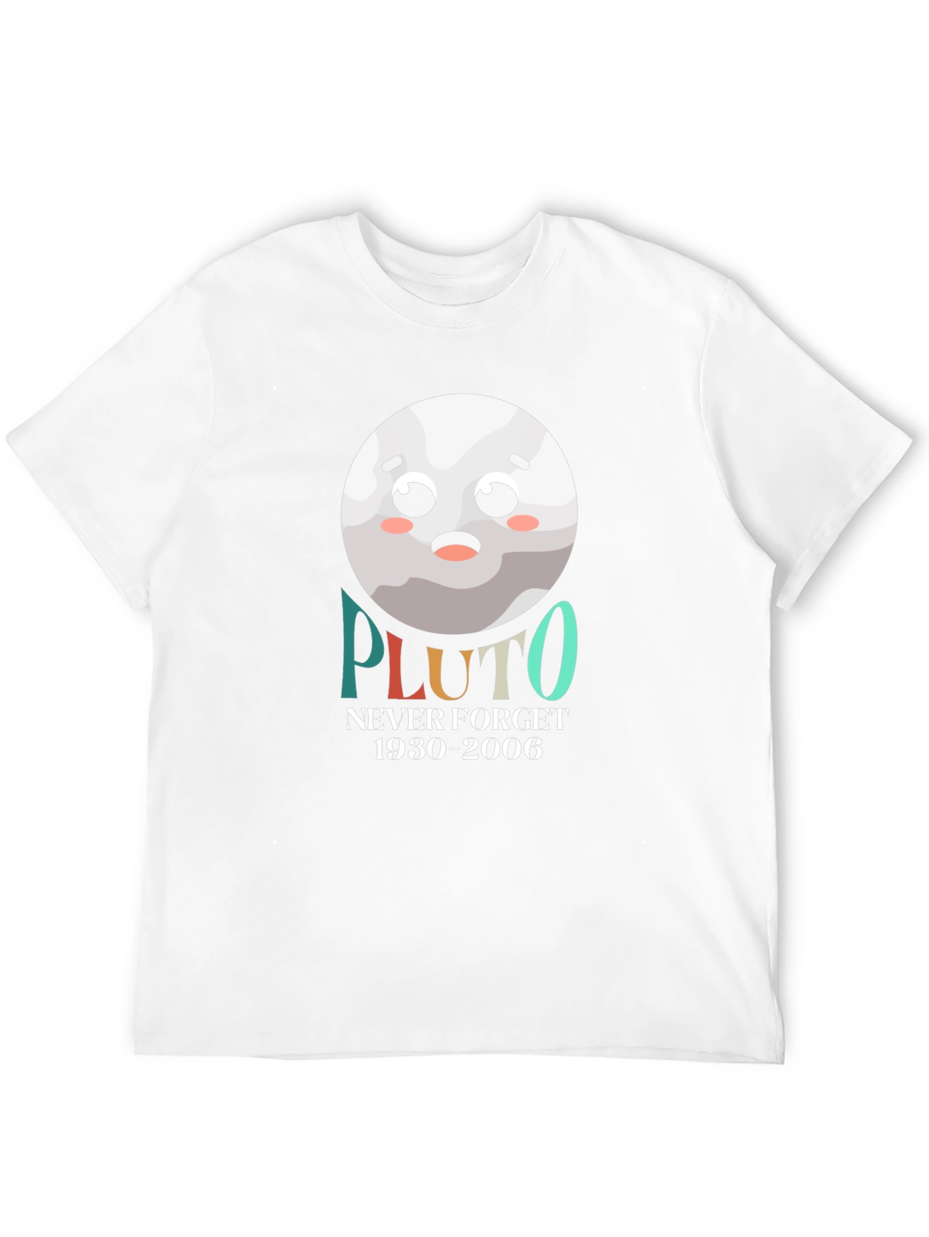 Pluto Never Forget T-Shirt - Space Lover Tee
