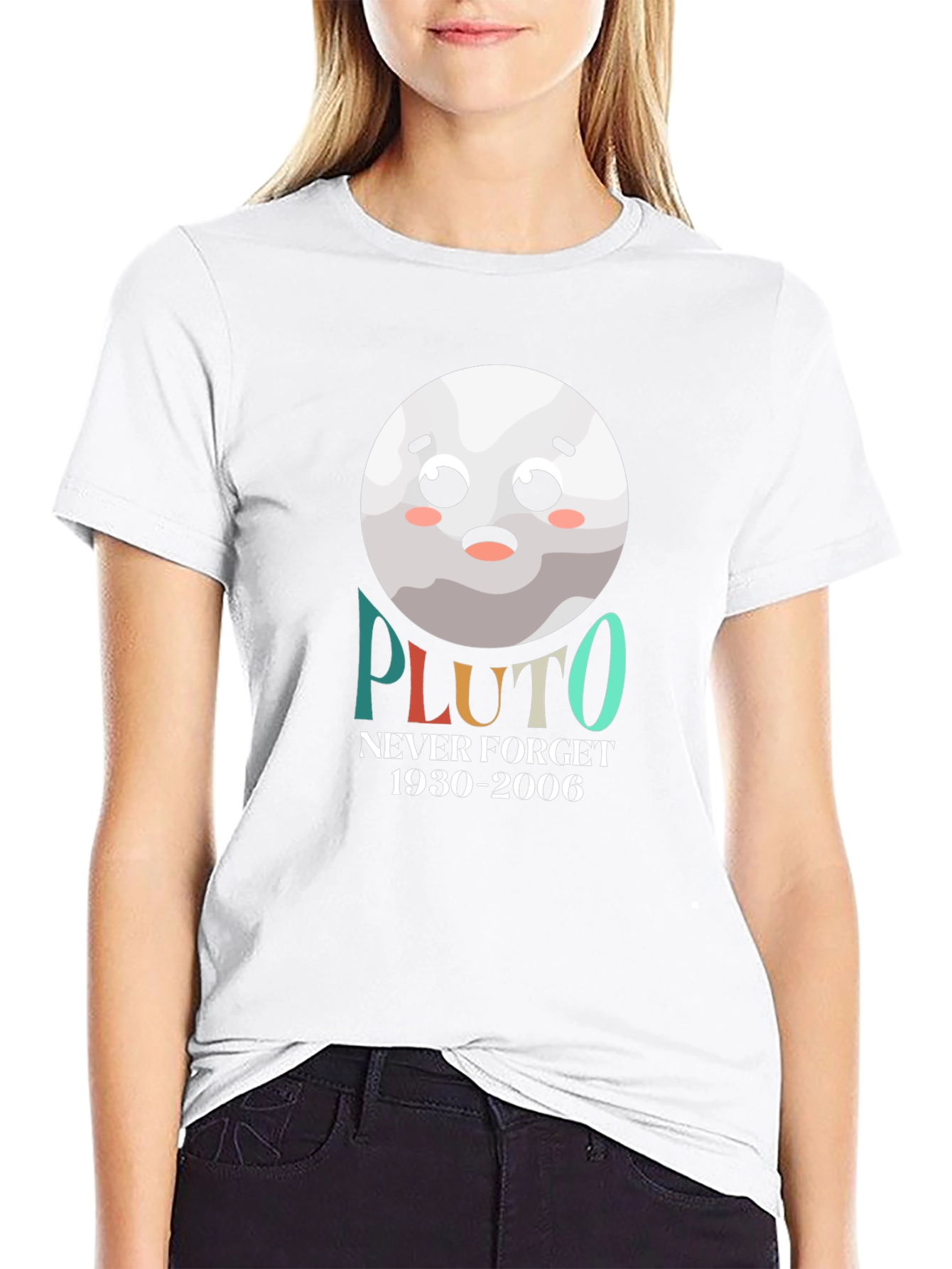 Pluto Never Forget T-Shirt - Space Lover Tee