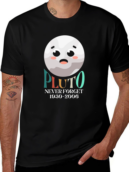 Pluto Never Forget T-Shirt - Space Lover Tee