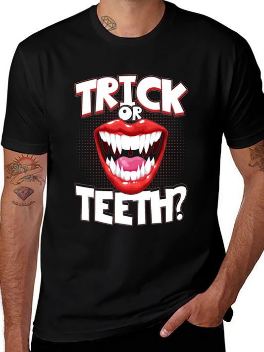 Trick or Teeth? Halloween Graphic Tee
